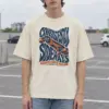 "Consistently Sideways" Men's Oversized Heavyweight Crewneck T-Shirt