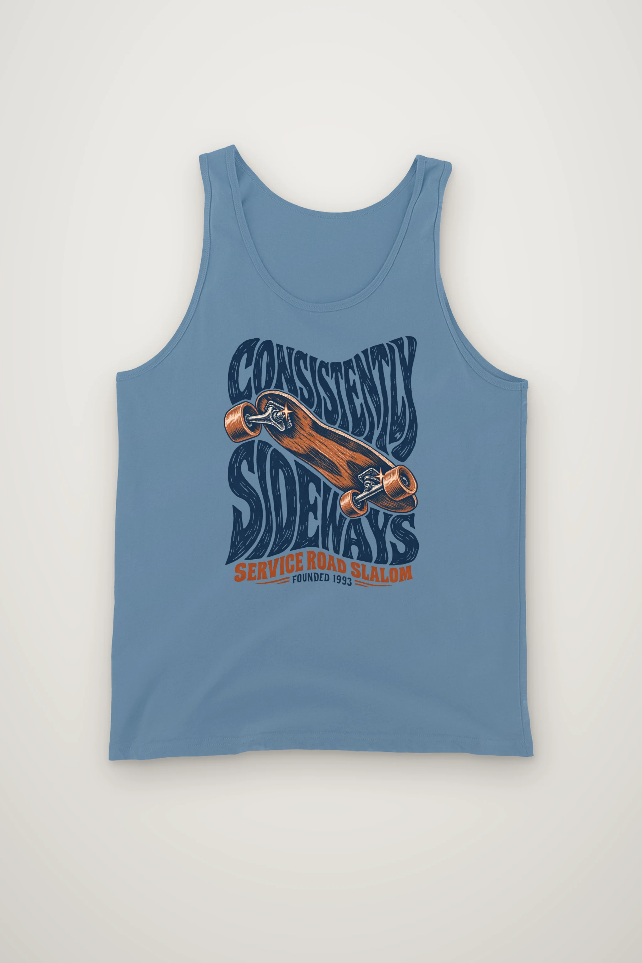 "Consistently Sideways" Unisex Jersey Tank