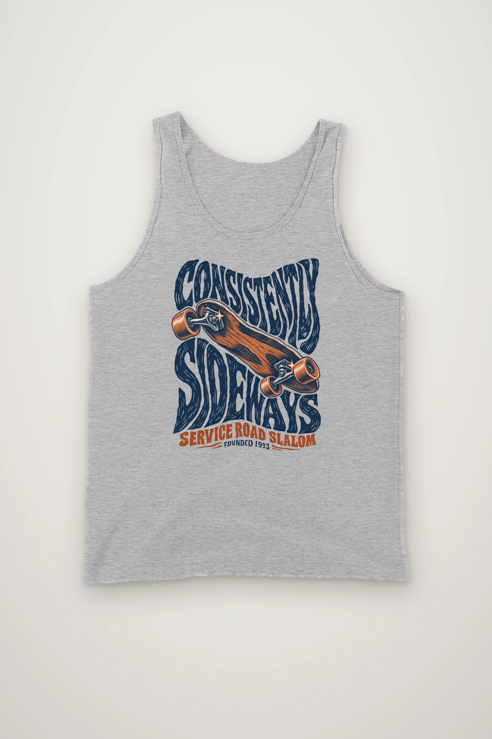 "Consistently Sideways" Unisex Jersey Tank