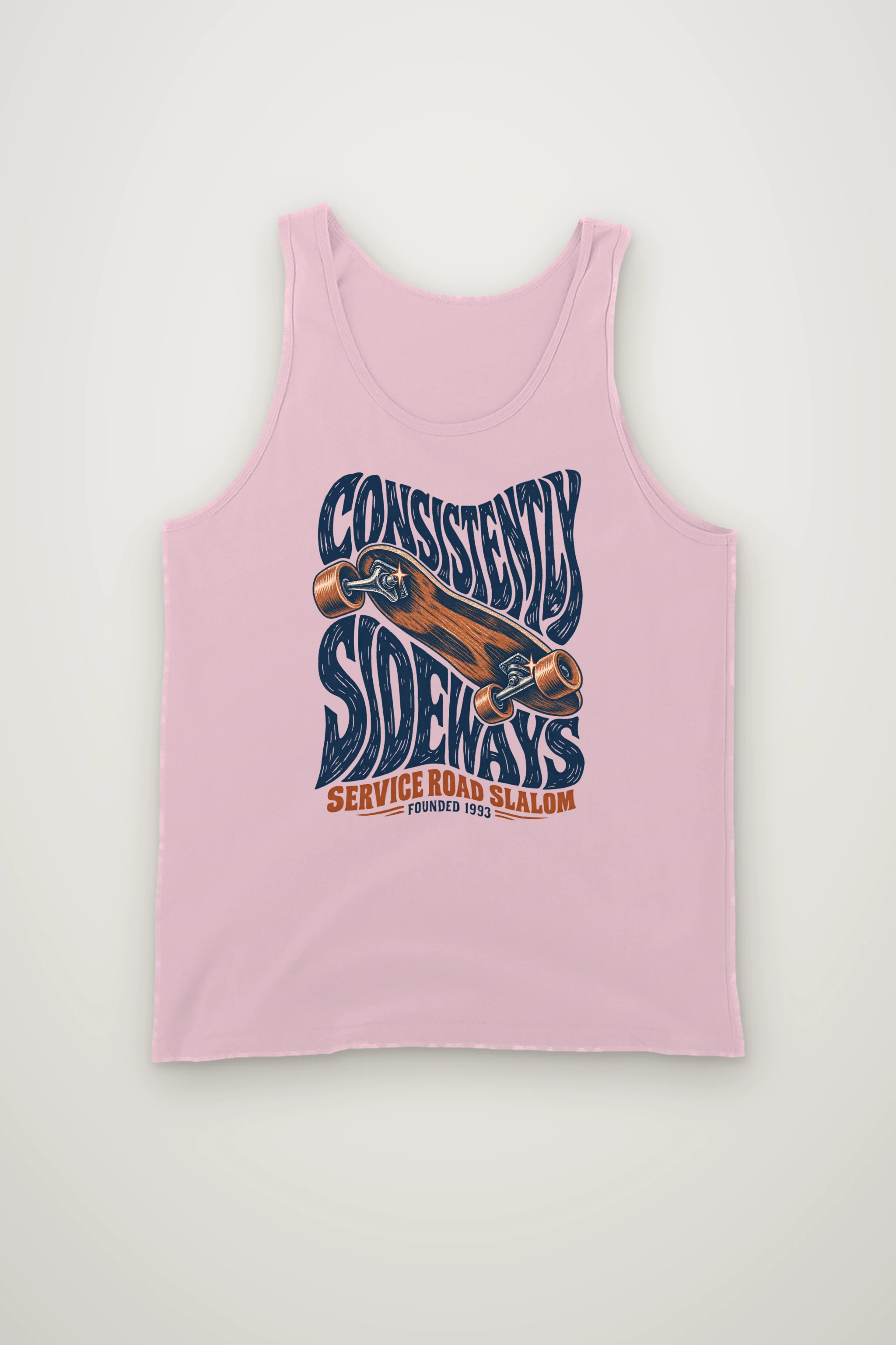 "Consistently Sideways" Unisex Jersey Tank