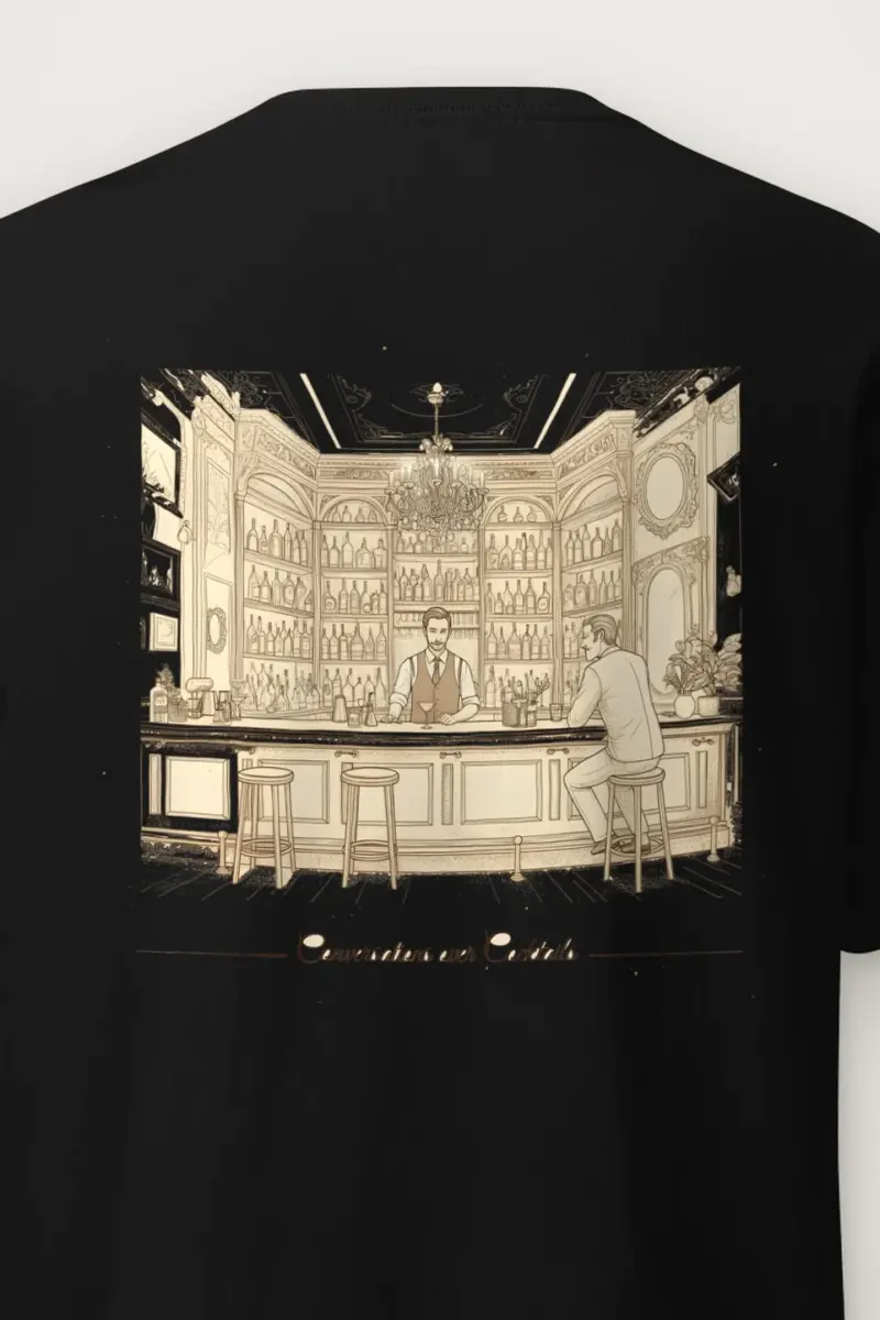 "Conversations Over Cocktails" Heavyweight Unisex Crewneck T-shirt