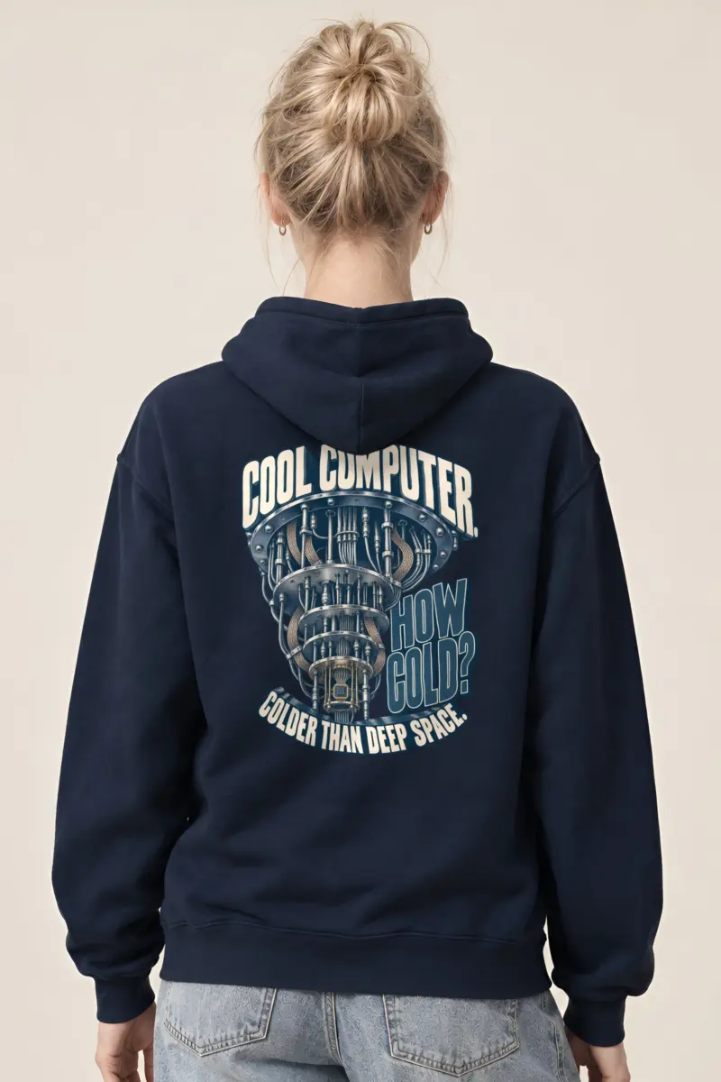 “Cool Computer, How Cold?” Heavy Blend Unisex Pullover Hoodie