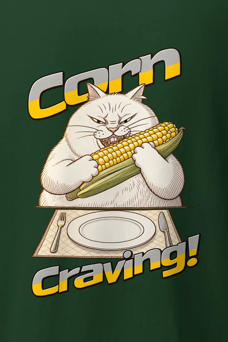 "Corn Craving" Heavyweight Unisex Crewneck T-shirt