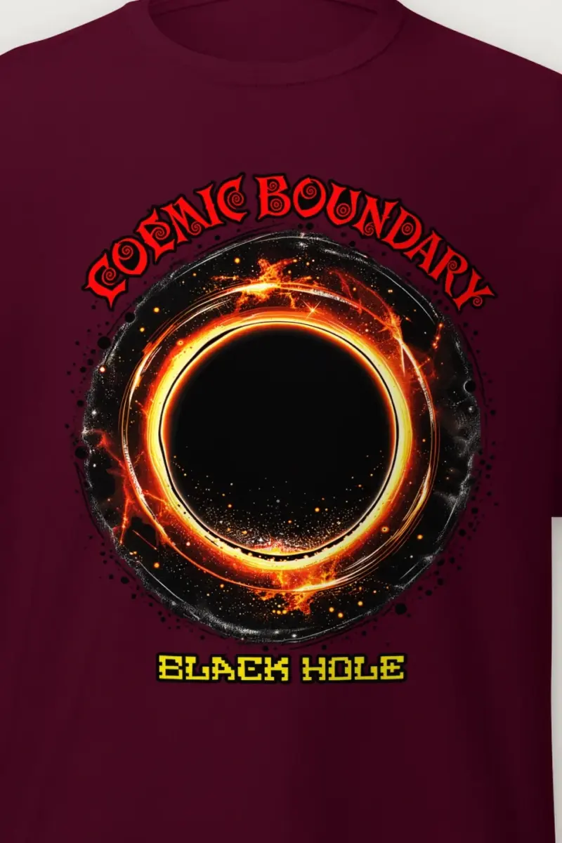 "Cosmic Boundary" Heavyweight Unisex Crewneck T-shirt