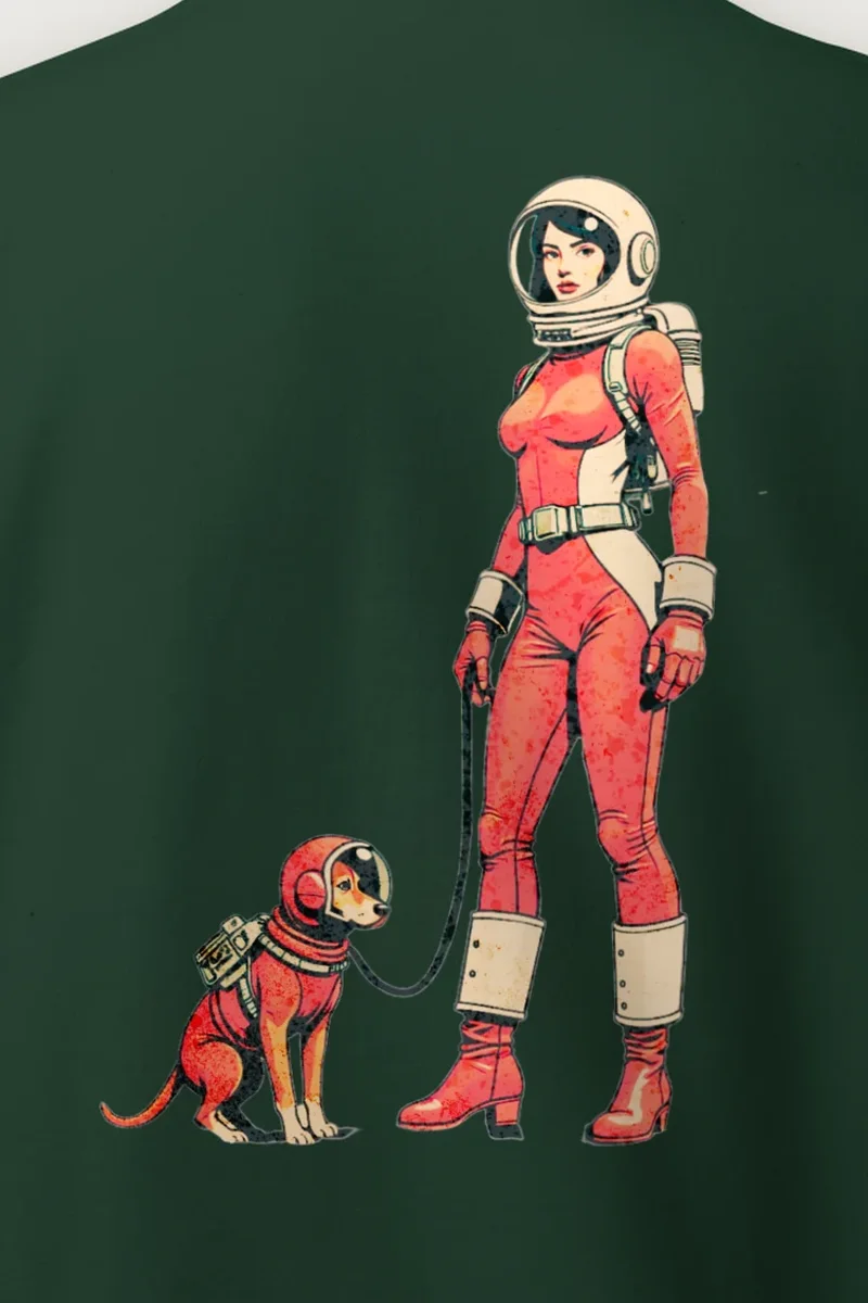 "Cosmic Canine Crew" Heavy Blend Unisex Crewneck Sweatshirt