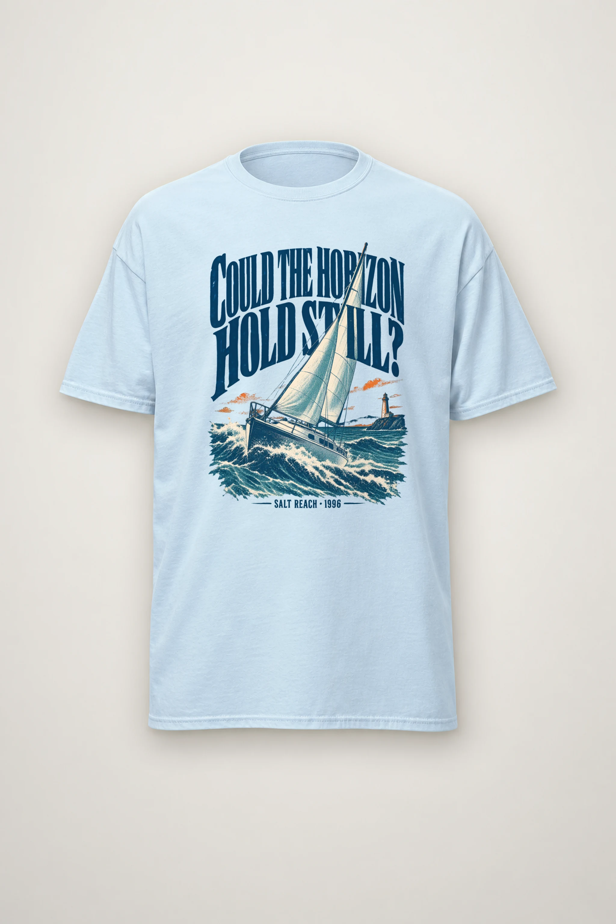 "Could the Horizon Hold Still?" Heavyweight Unisex Crewneck T-shirt