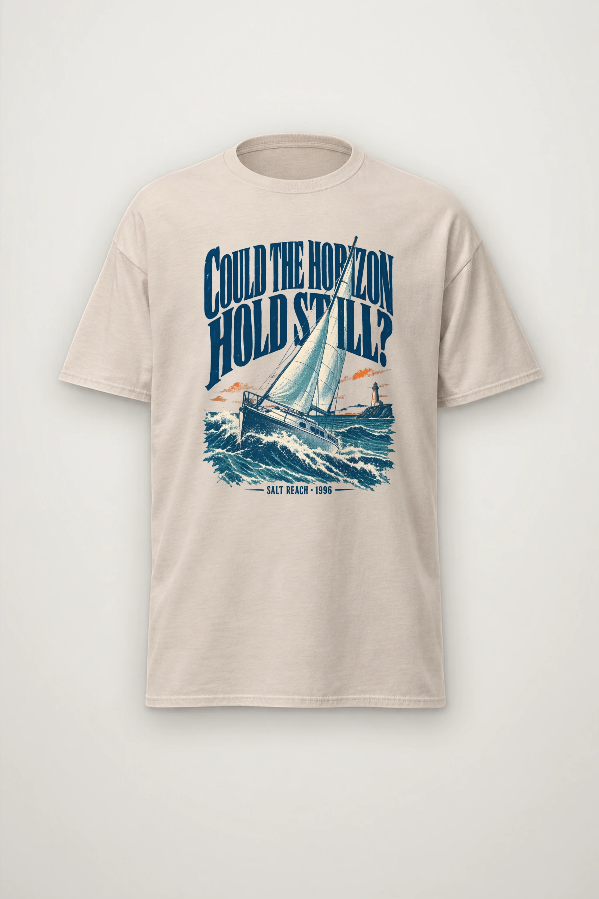 "Could the Horizon Hold Still?" Heavyweight Unisex Crewneck T-shirt