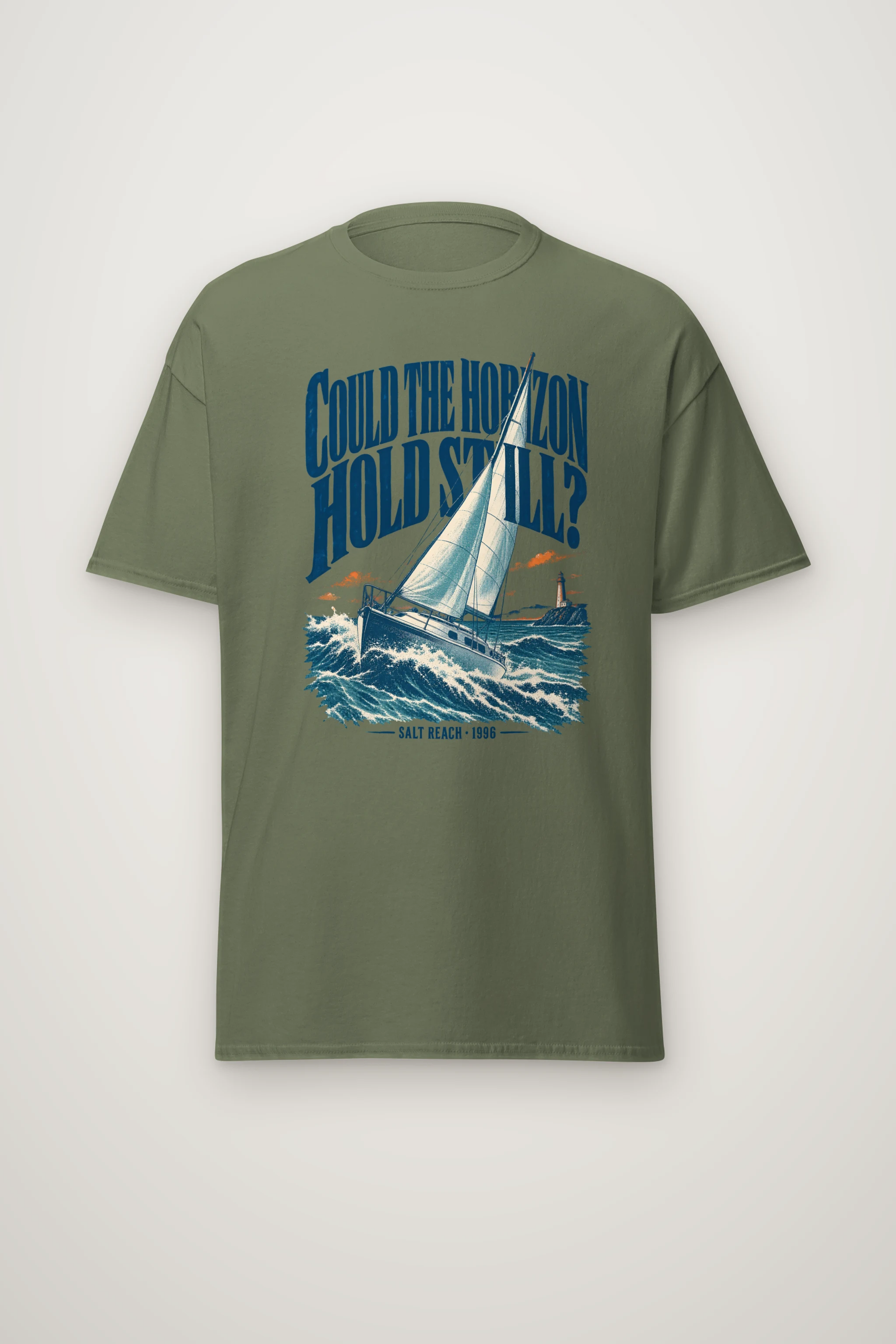 "Could the Horizon Hold Still?" Heavyweight Unisex Crewneck T-shirt