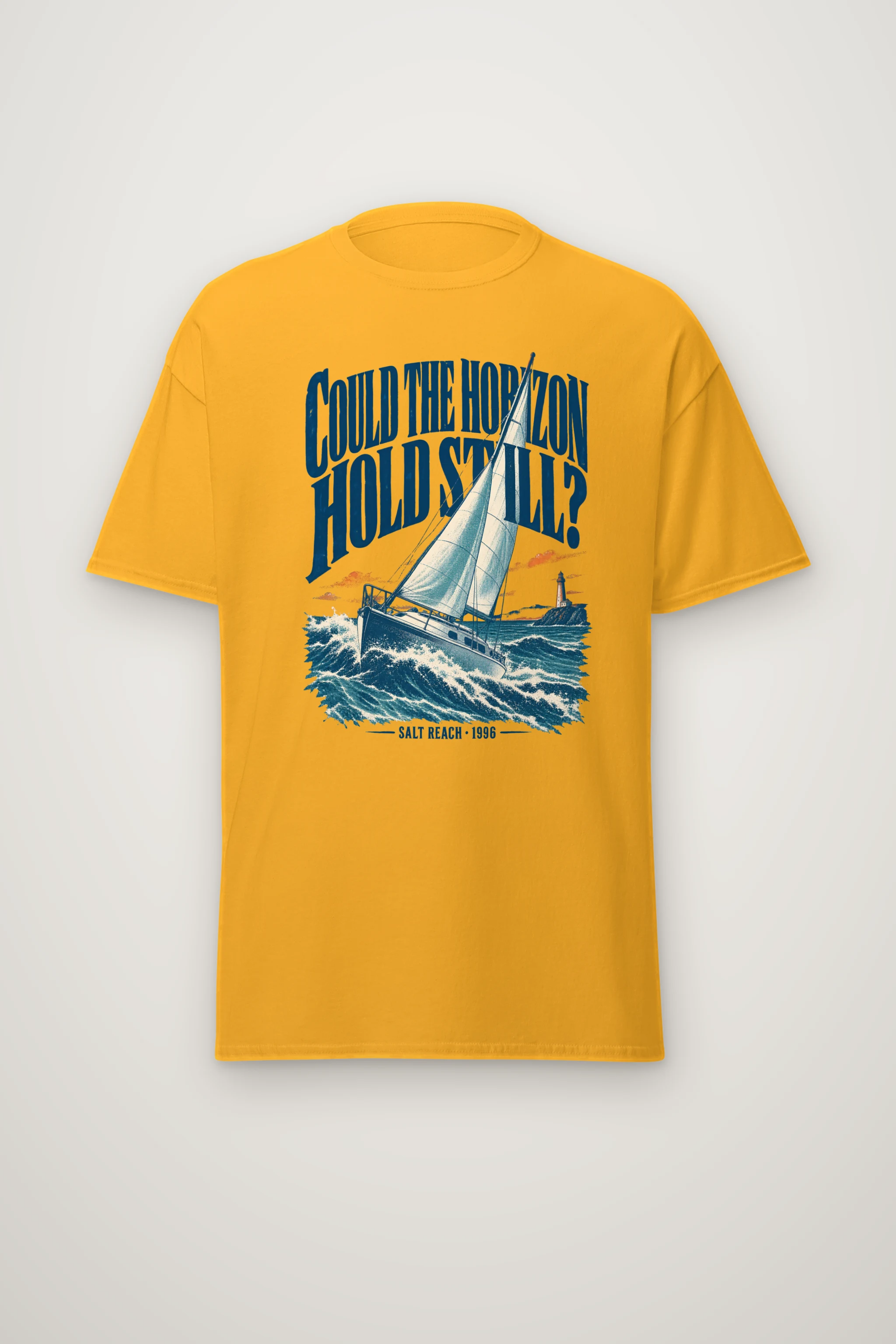 "Could the Horizon Hold Still?" Heavyweight Unisex Crewneck T-shirt