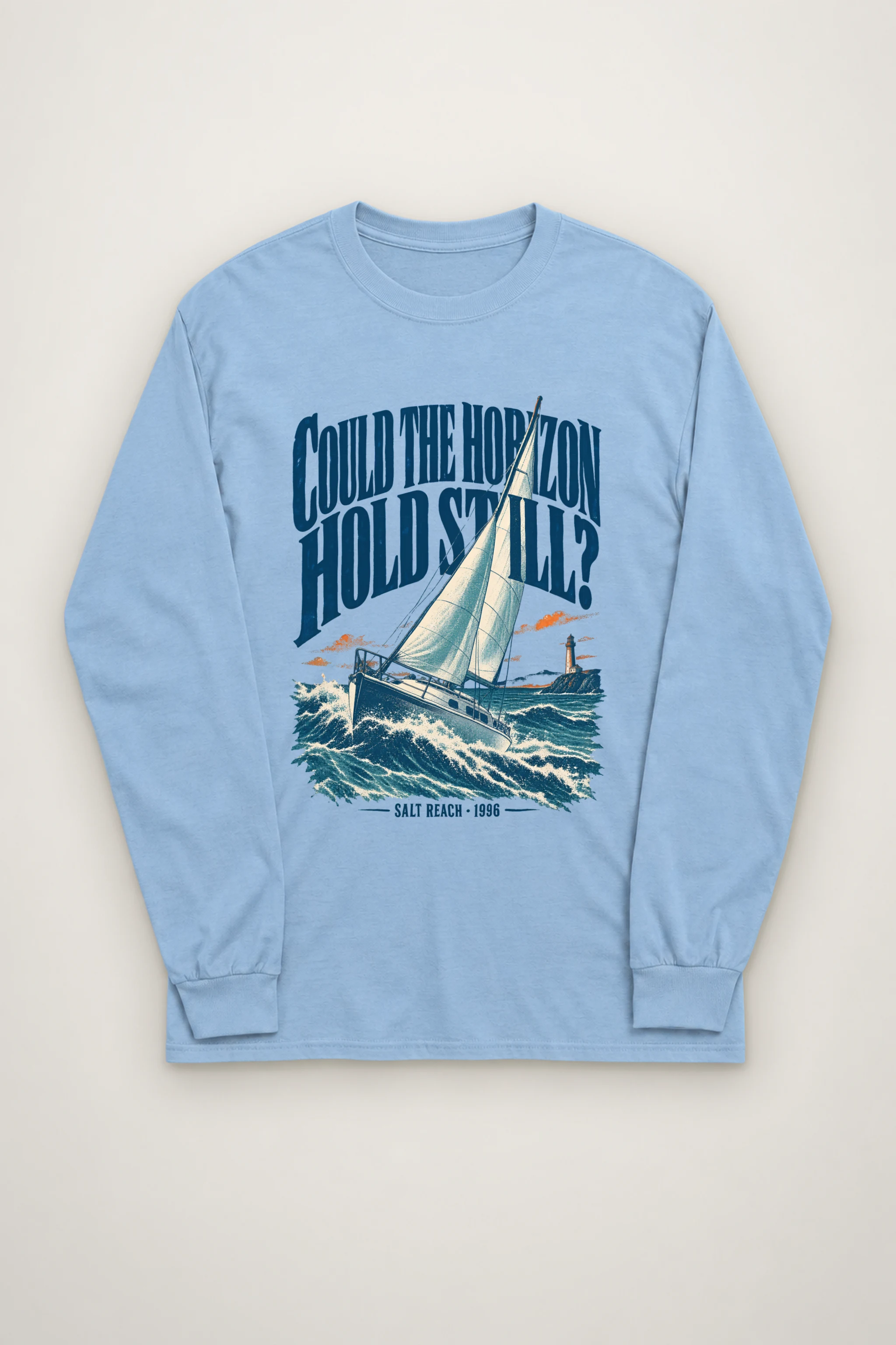 "Could the Horizon Hold Still?" Unisex Longsleeve T-shirt