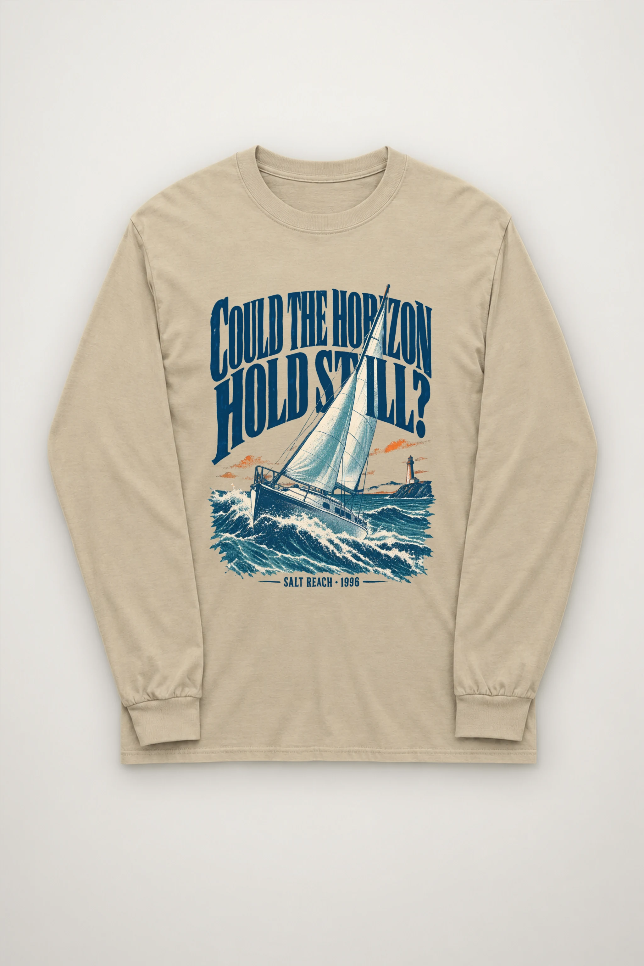 "Could the Horizon Hold Still?" Unisex Longsleeve T-shirt