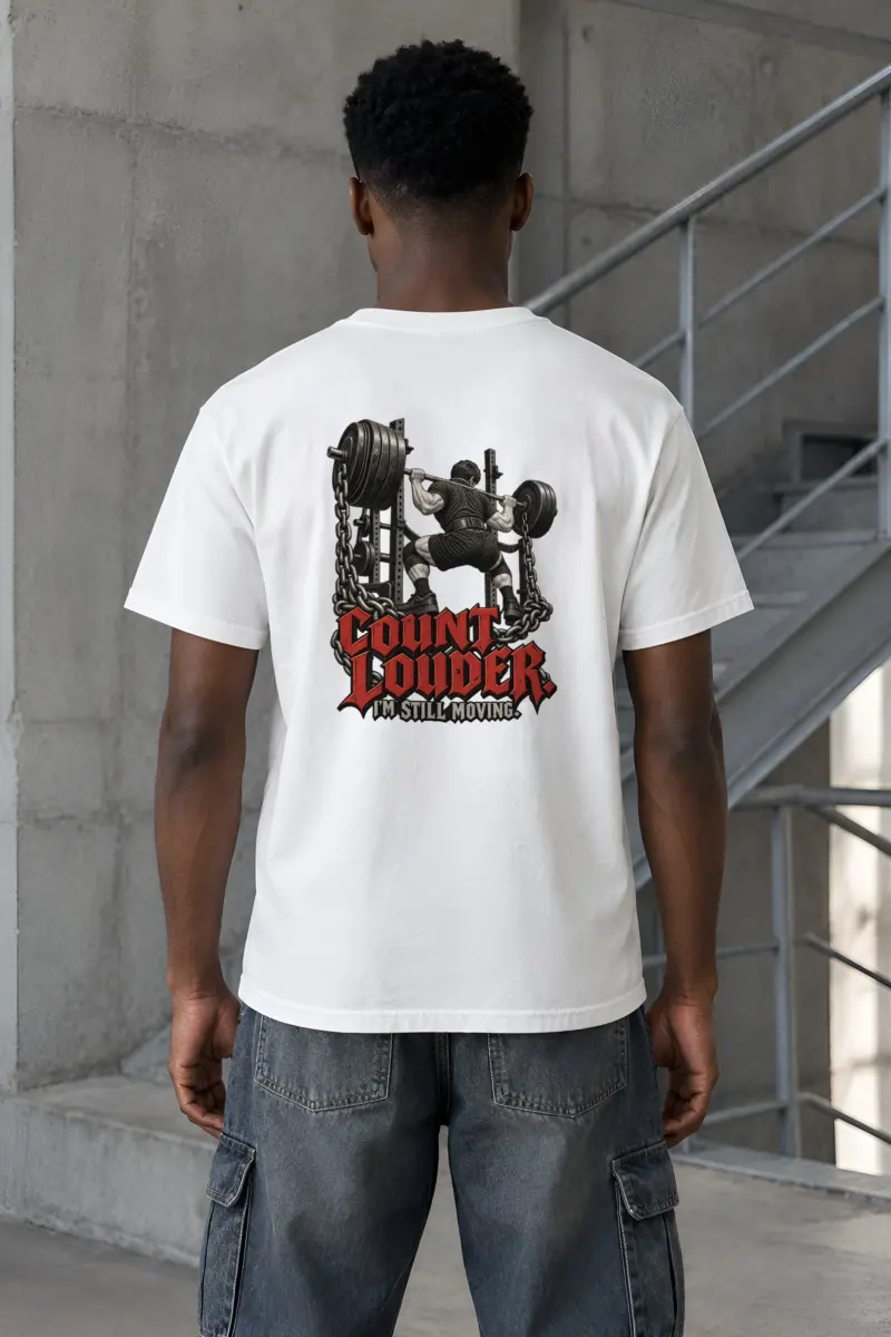 "Count Louder" Heavyweight Unisex Crewneck T-shirt