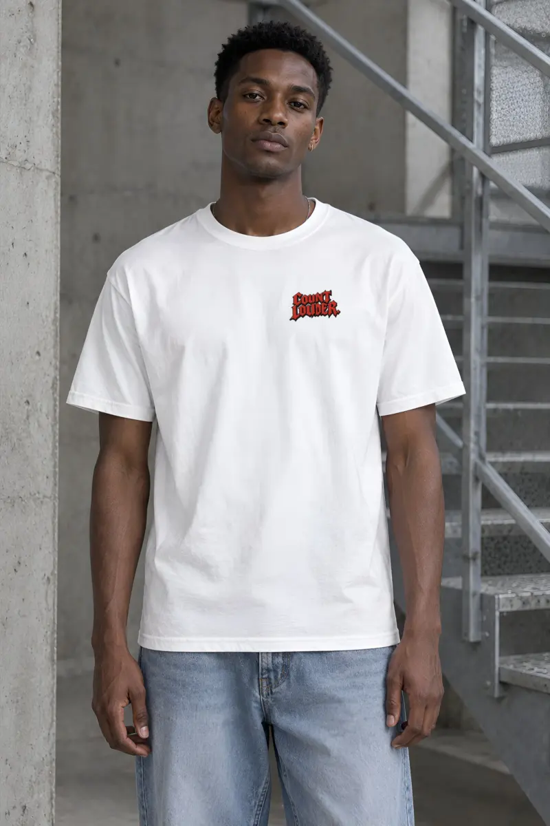 "Count Louder" Heavyweight Unisex Crewneck T-shirt
