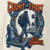 "Count That as My Commute" Men's Oversized Heavyweight Crewneck T-Shirt