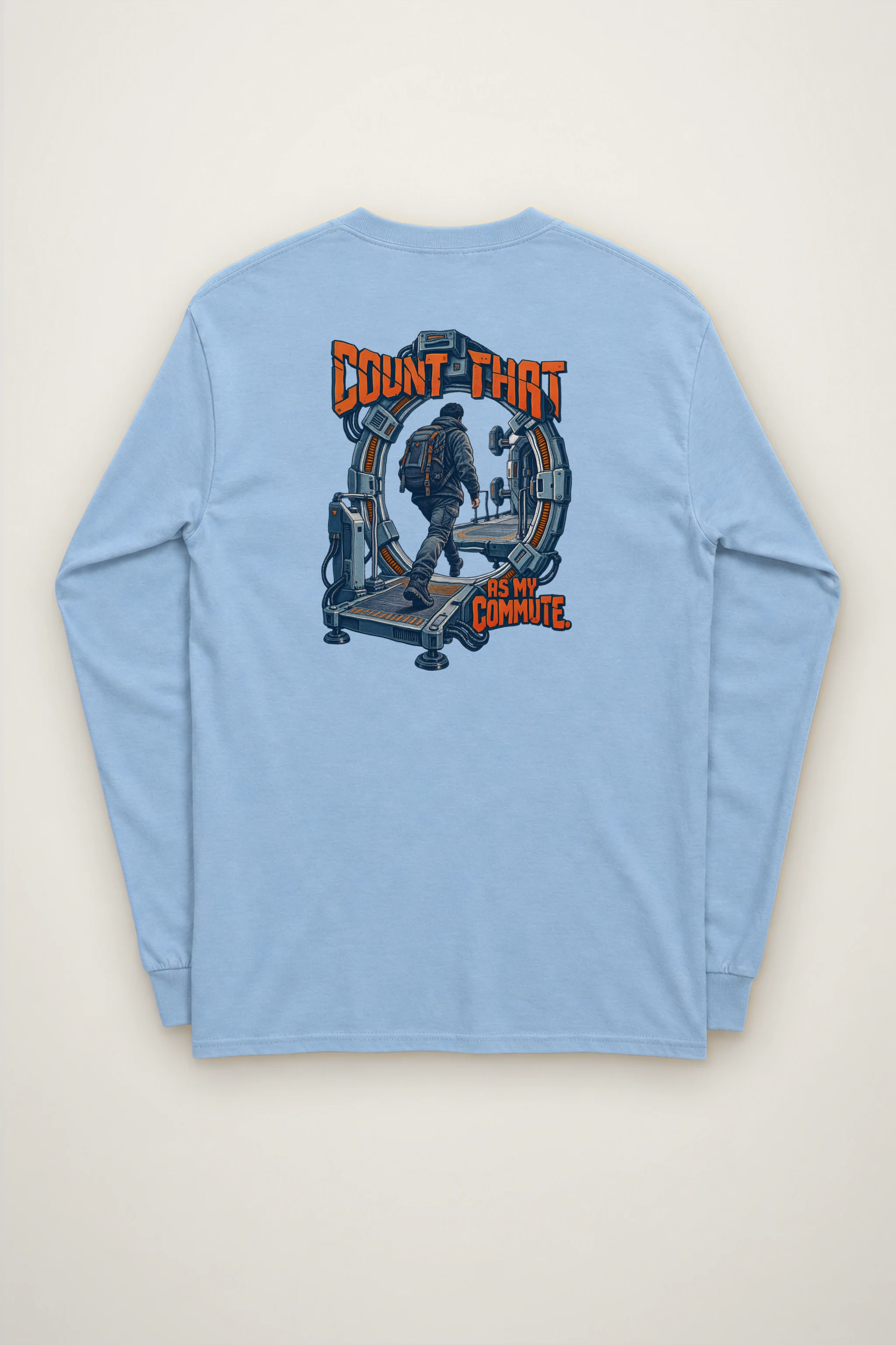 "Count That as My Commute" Unisex Longsleeve T-shirt