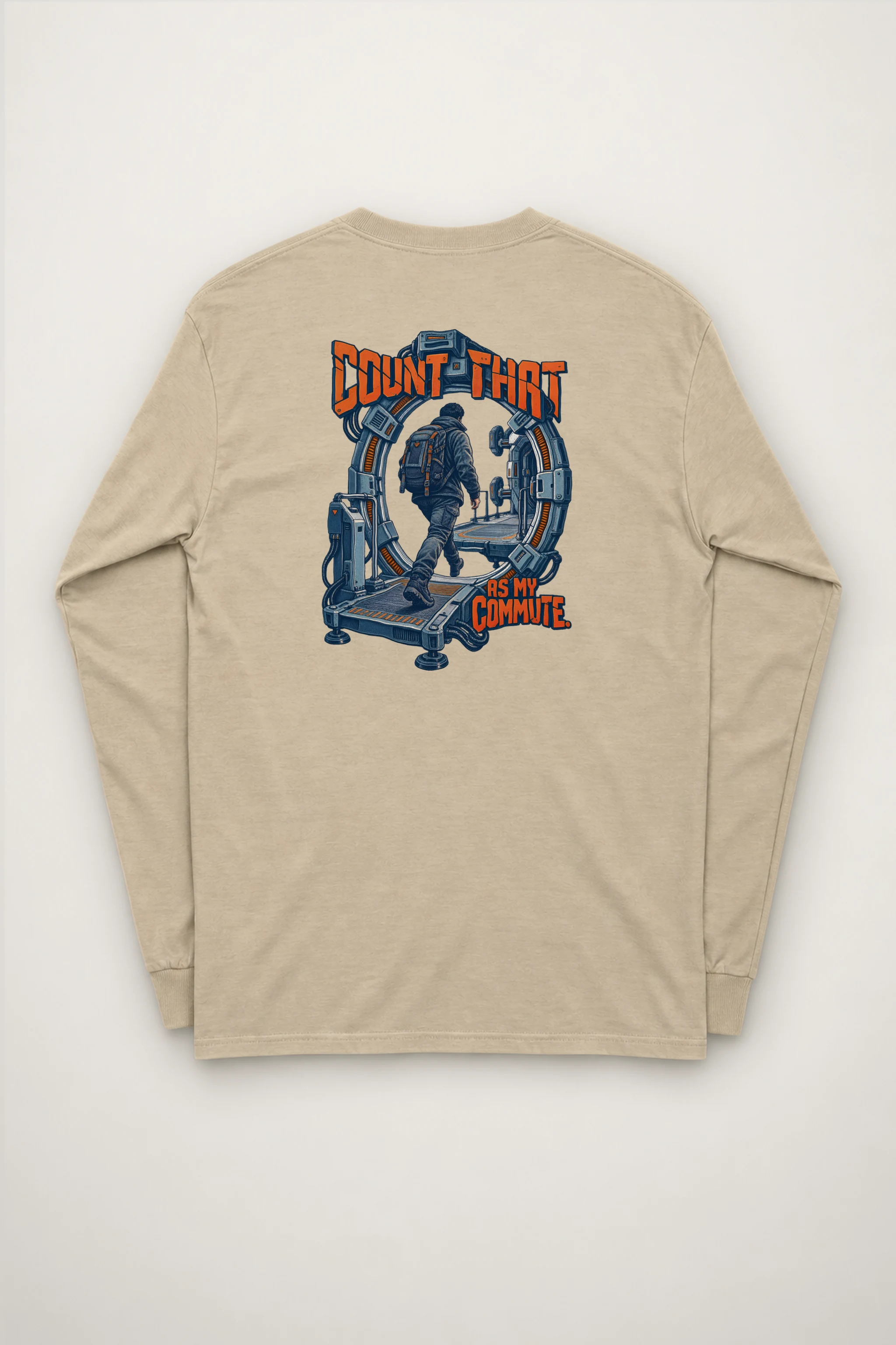 "Count That as My Commute" Unisex Longsleeve T-shirt