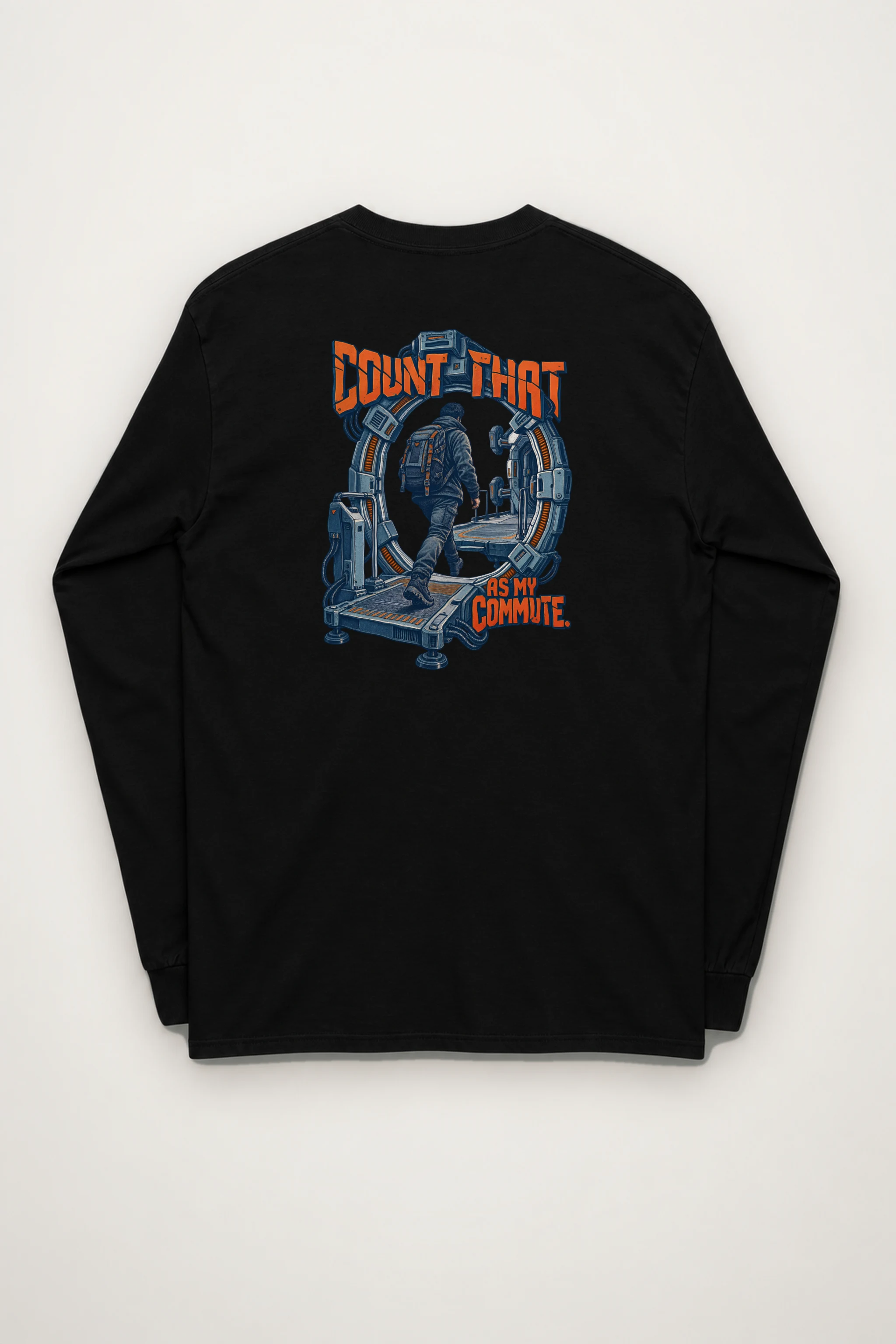 "Count That as My Commute" Unisex Longsleeve T-shirt
