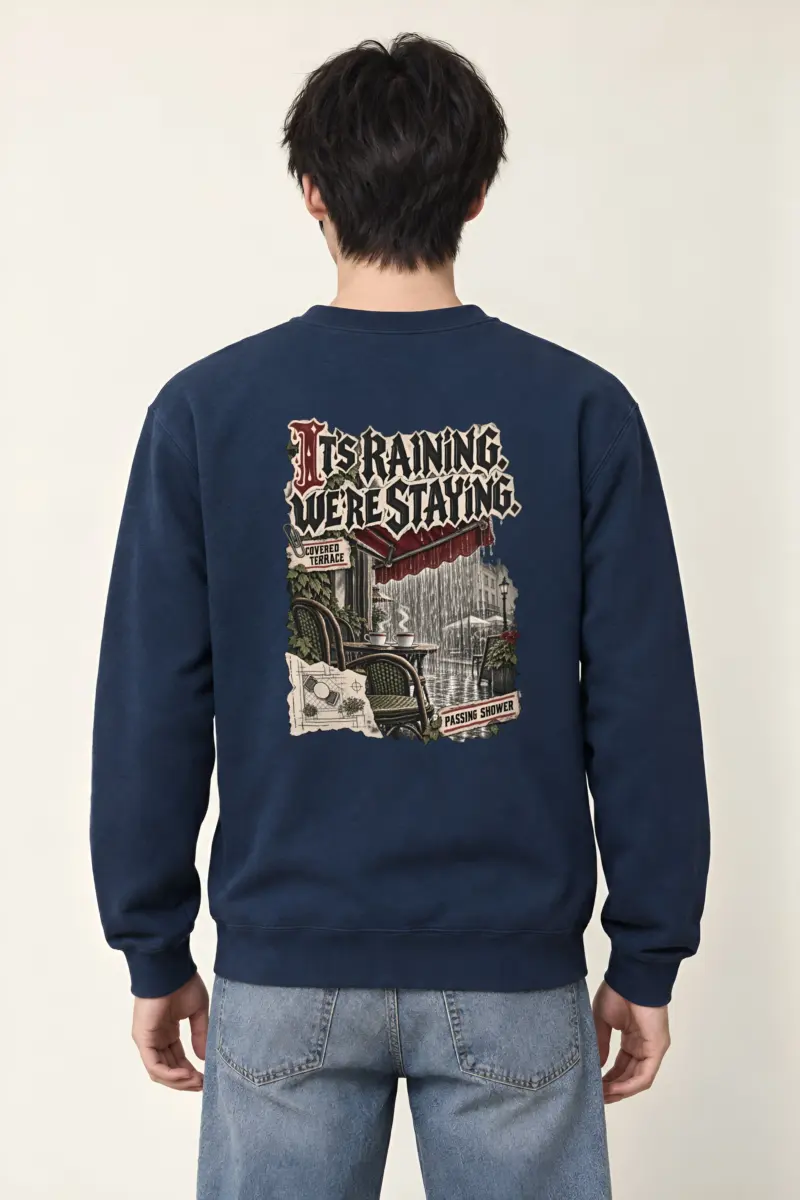 "Covered Terrace" Heavy Blend Unisex Crewneck Sweatshirt