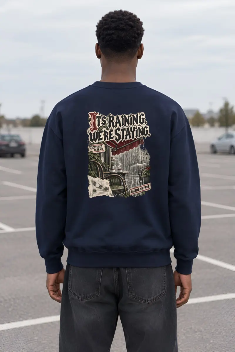 "Covered Terrace" Heavy Blend Unisex Crewneck Sweatshirt