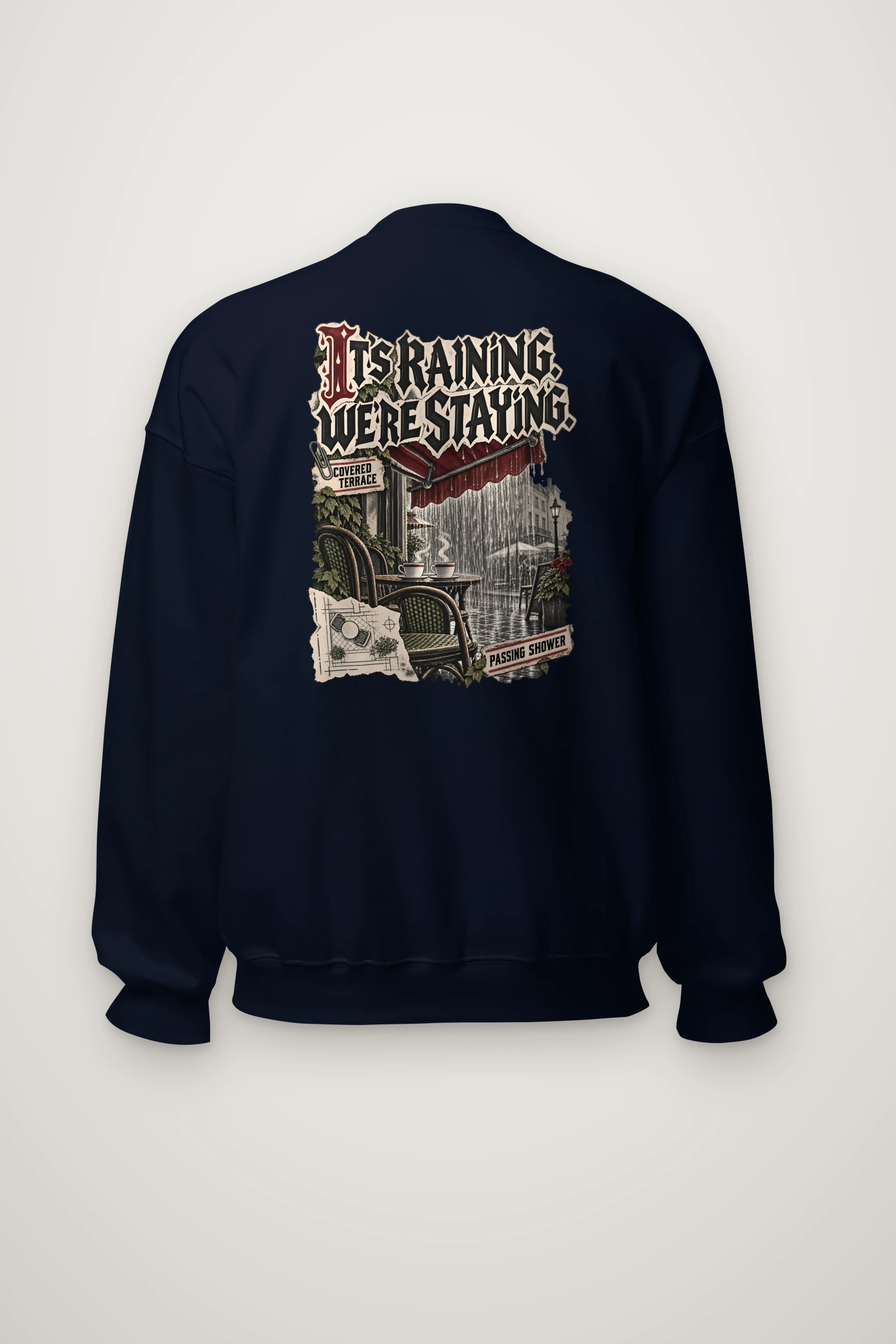 "Covered Terrace" Heavy Blend Unisex Crewneck Sweatshirt