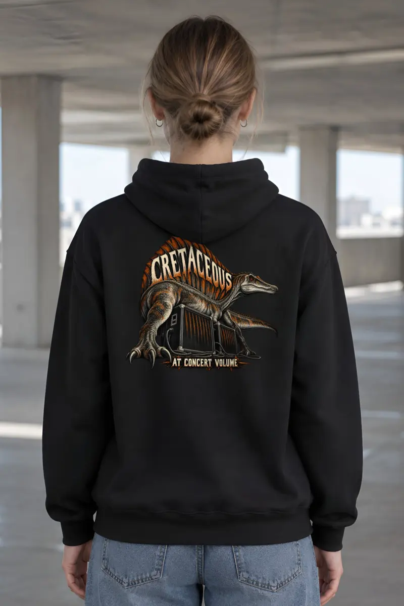 “Cretaceous at Concert Volume” Heavy Blend Unisex Pullover Hoodie