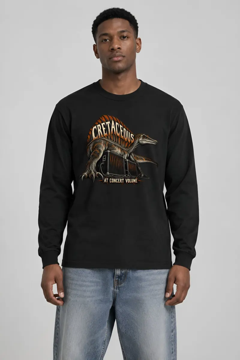 “Cretaceous at Concert Volume” Unisex Longsleeve T-shirt