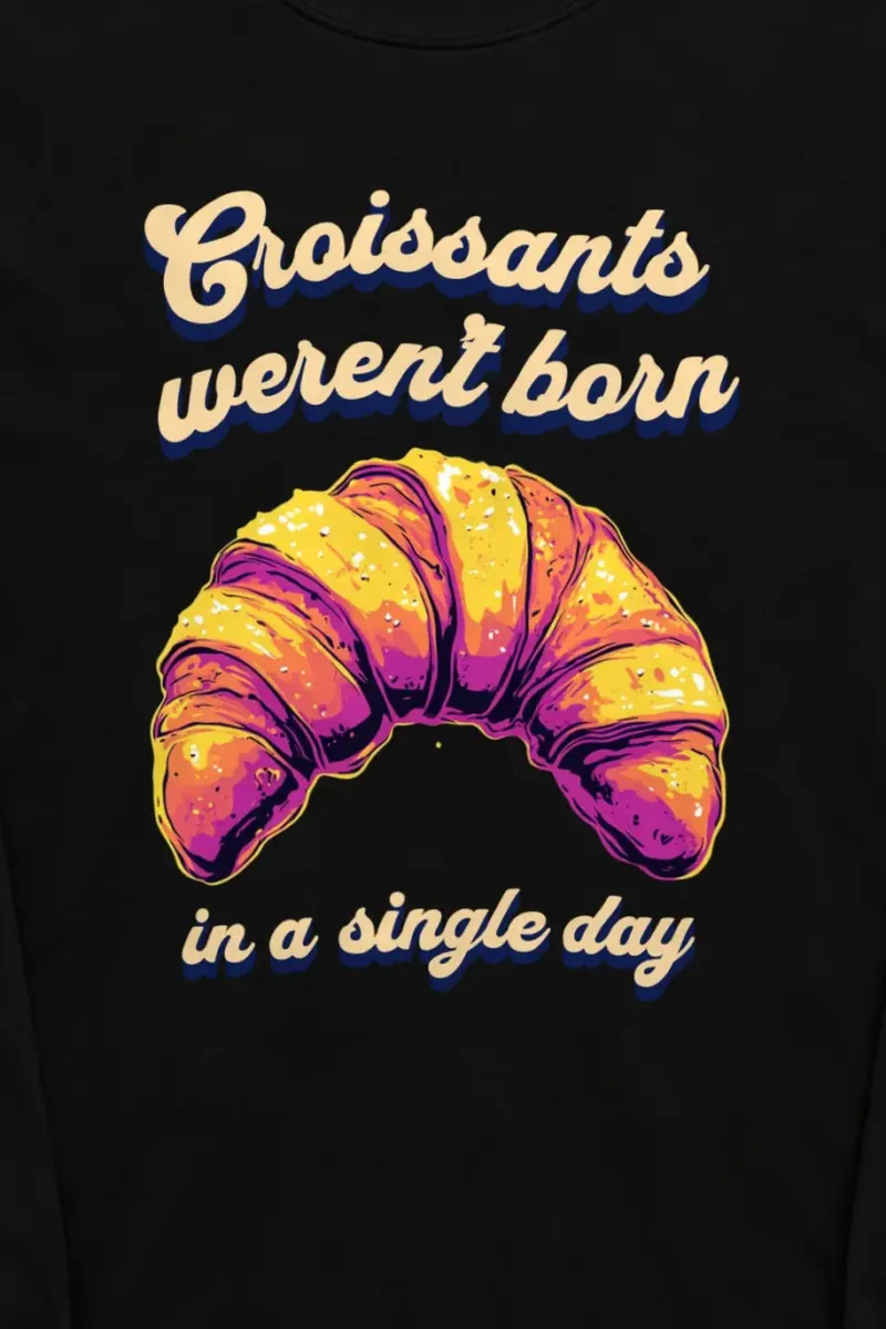 "Croissant Daydream" Unisex Longsleeve T-shirt