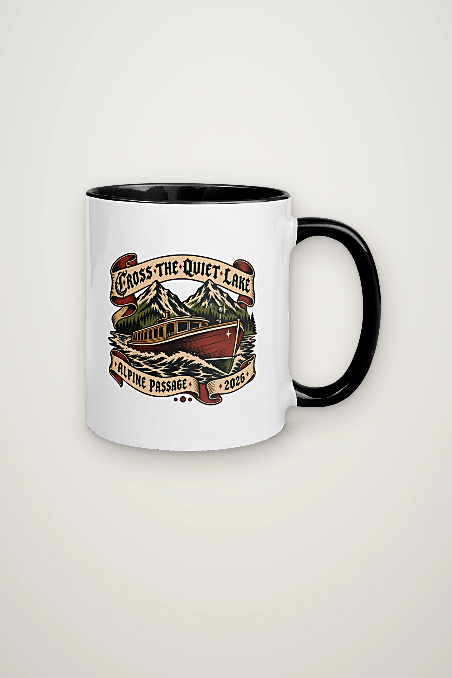 "Cross the Quiet Lake" 11oz Ceramic Mug