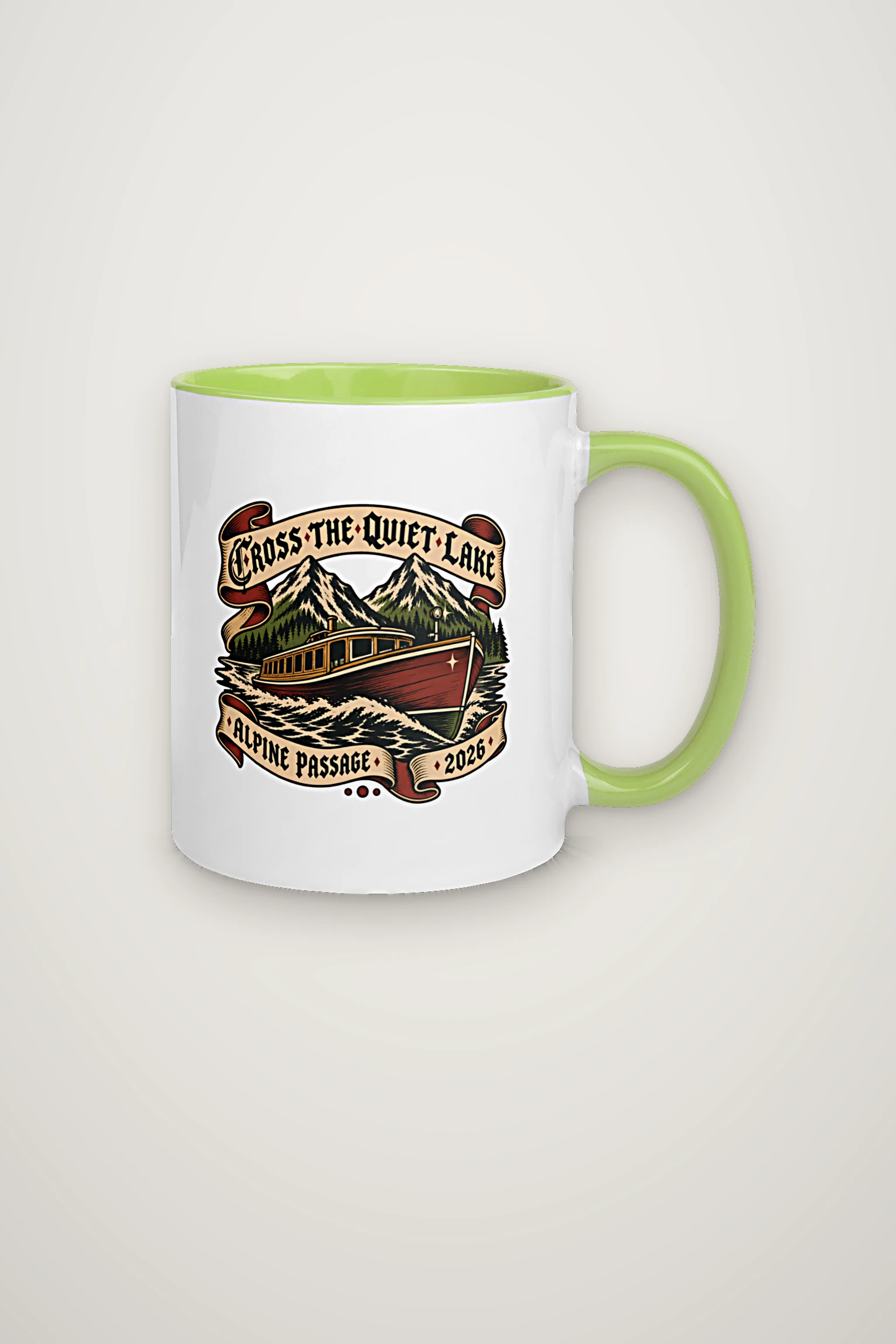 "Cross the Quiet Lake" 11oz Ceramic Mug