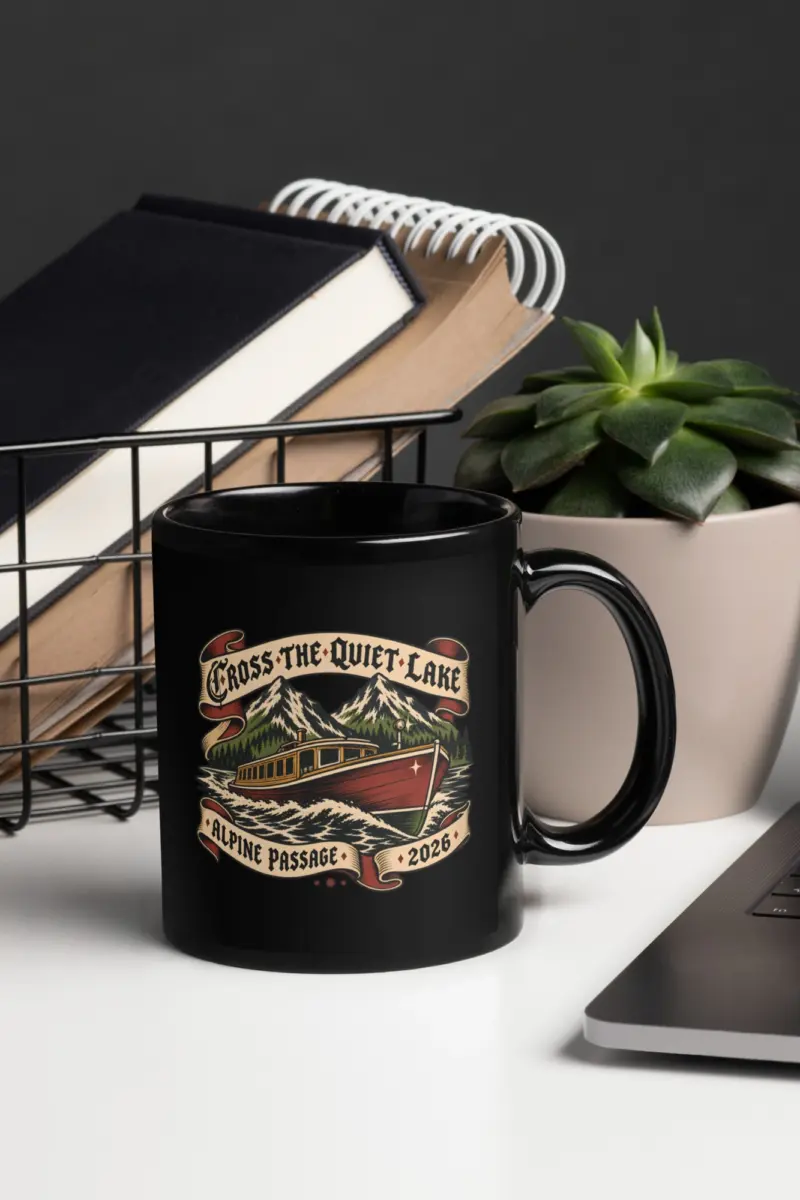 "Cross the Quiet Lake" 11oz Ceramic Mug