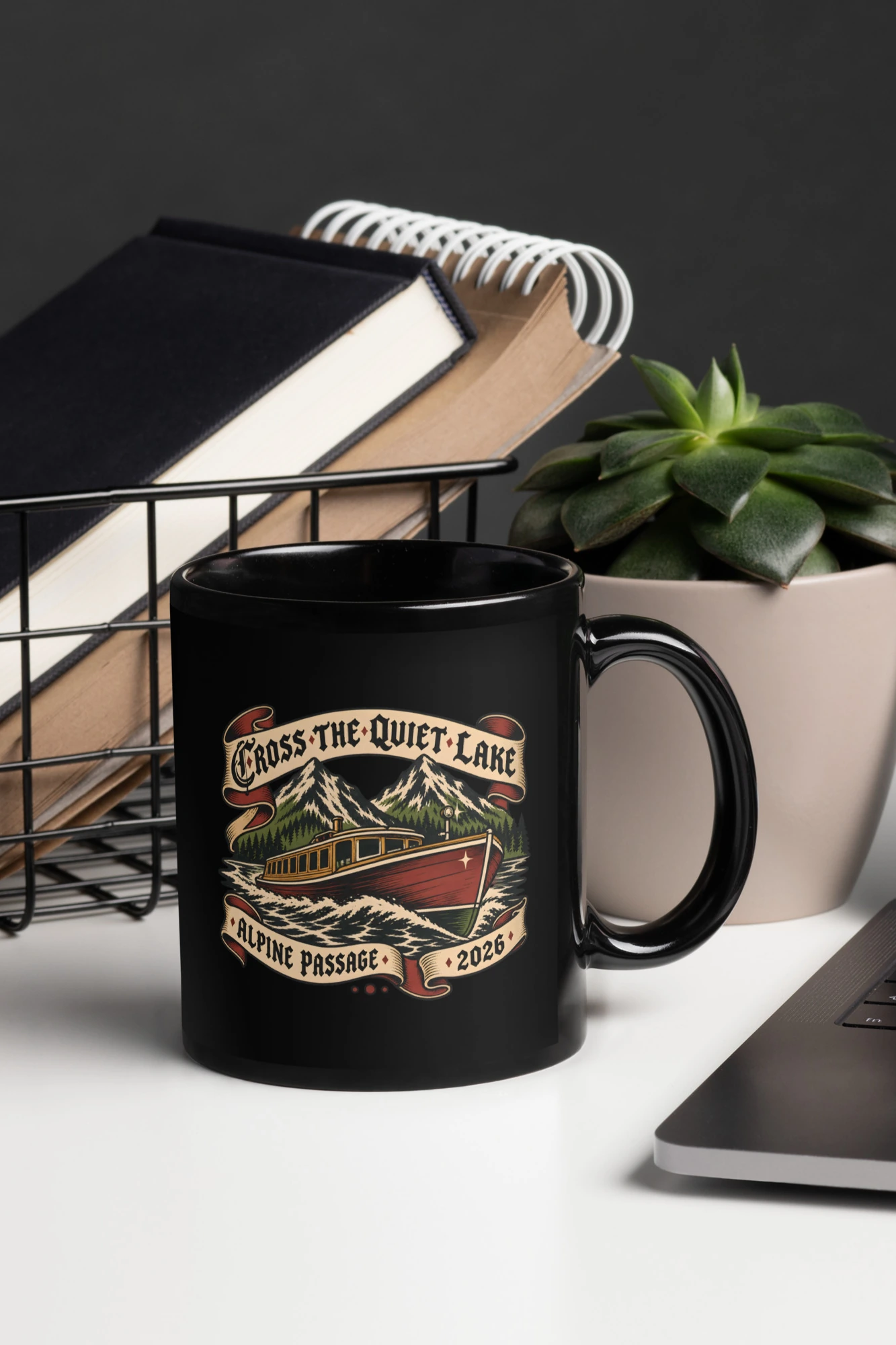 "Cross the Quiet Lake" 11oz Ceramic Mug