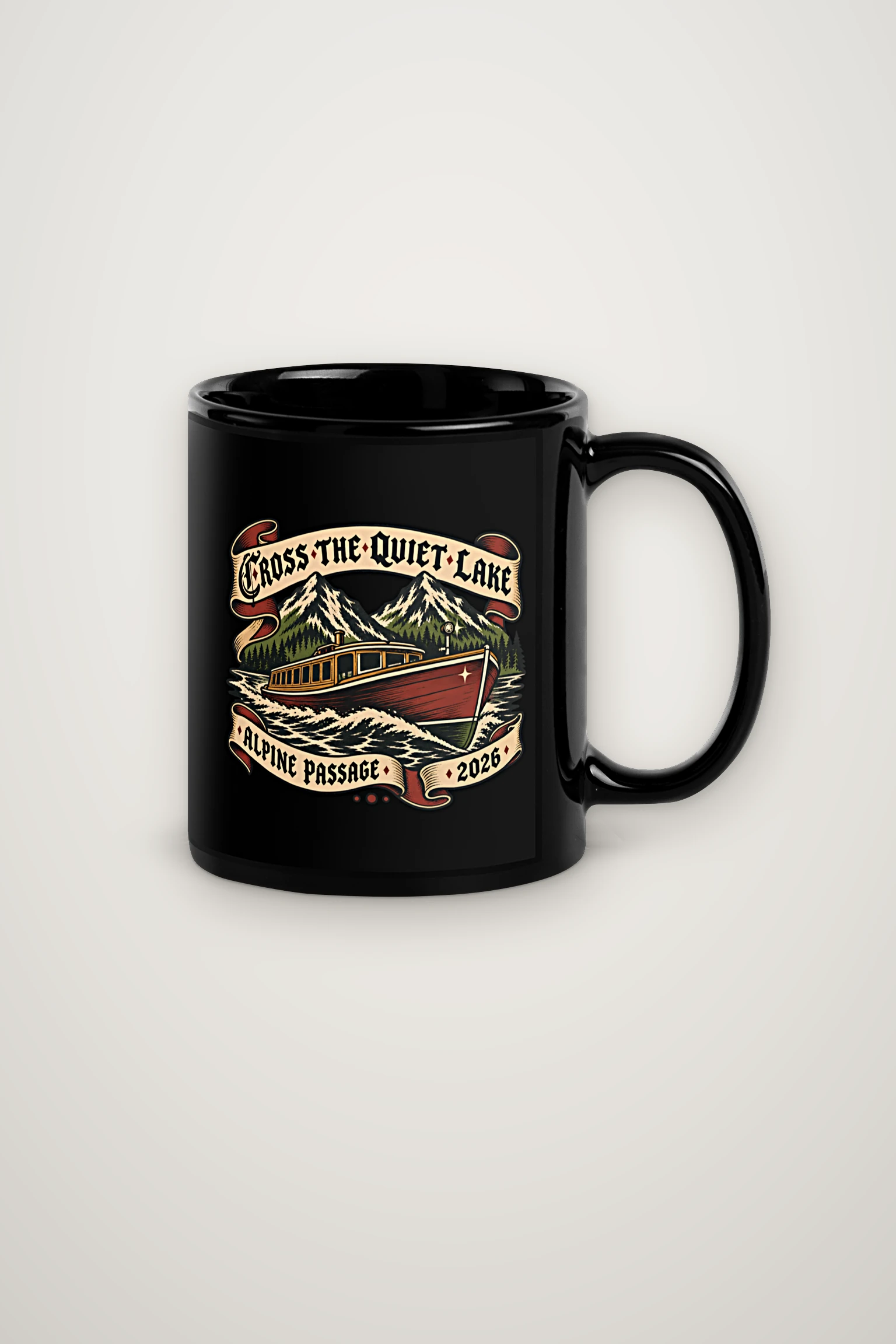 "Cross the Quiet Lake" 11oz Ceramic Mug