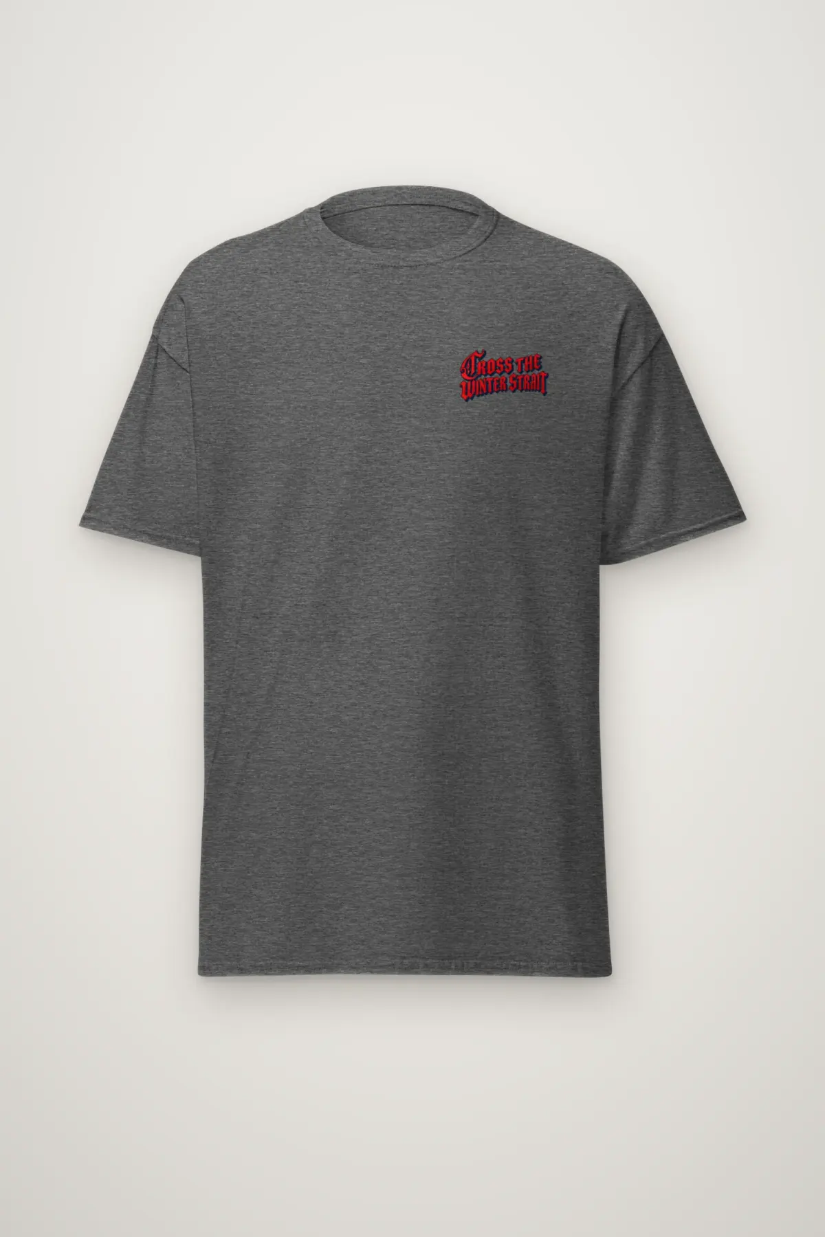 "Cross the Winter Strait" Heavyweight Unisex Crewneck T-shirt