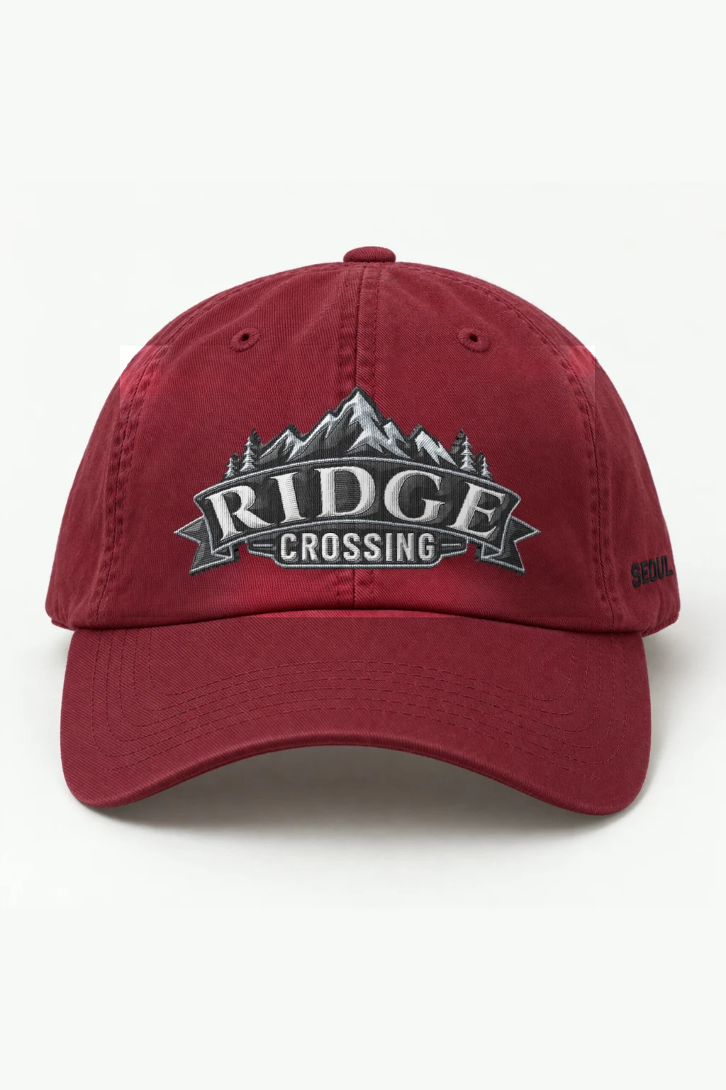 "Crowned Pine Ridge" Classic Dad Hat · Embroidered