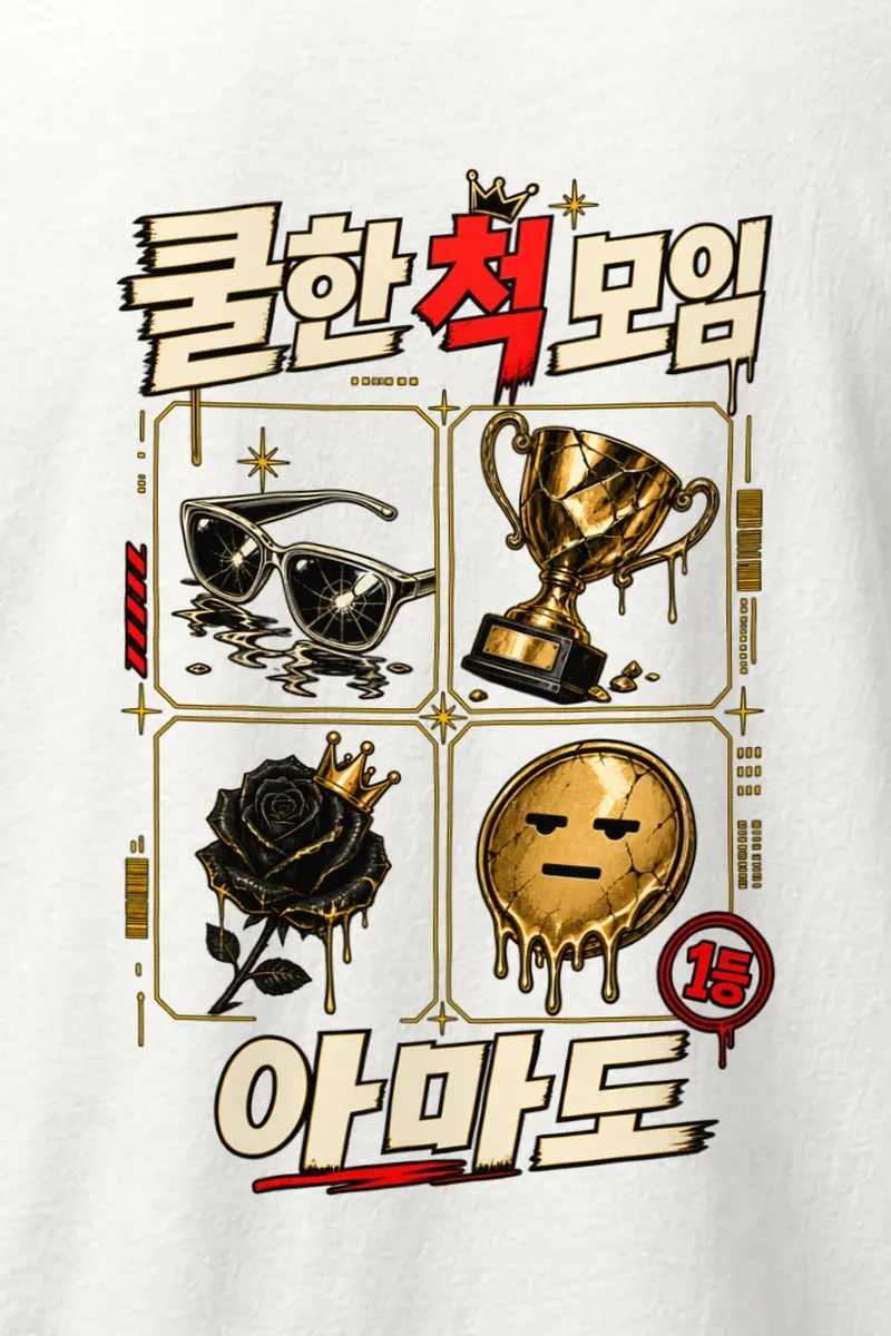 "Crowned Rose Trophy" Heavyweight Unisex Crewneck T-shirt