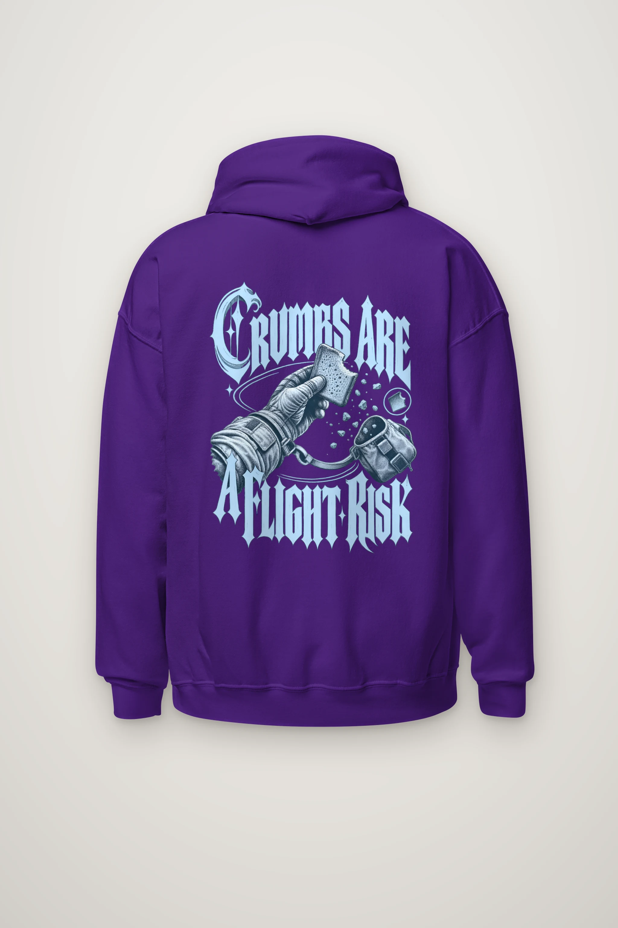"Crumbs Are A Flight Risk" Heavy Blend Unisex Pullover Hoodie