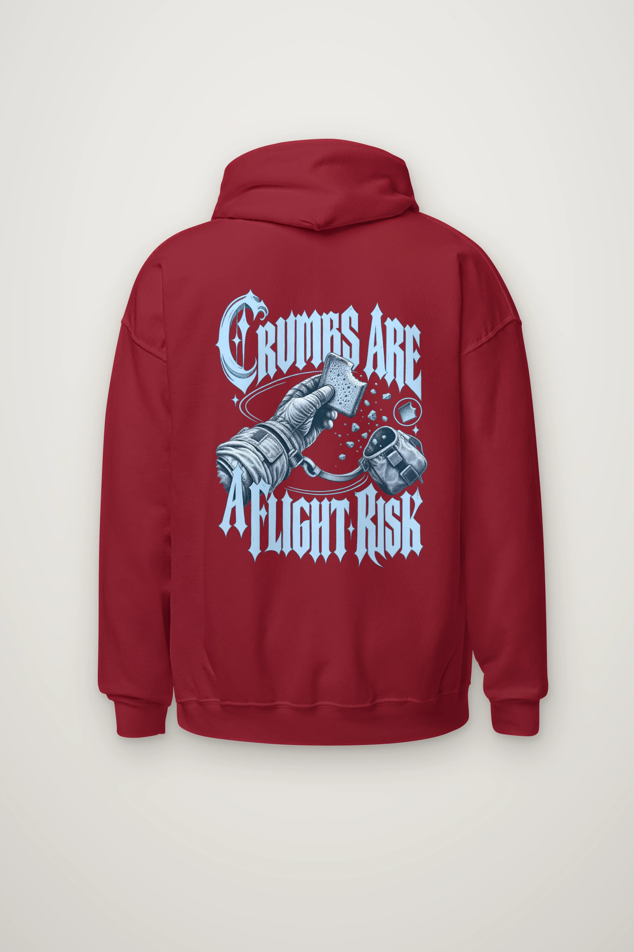 "Crumbs Are A Flight Risk" Heavy Blend Unisex Pullover Hoodie