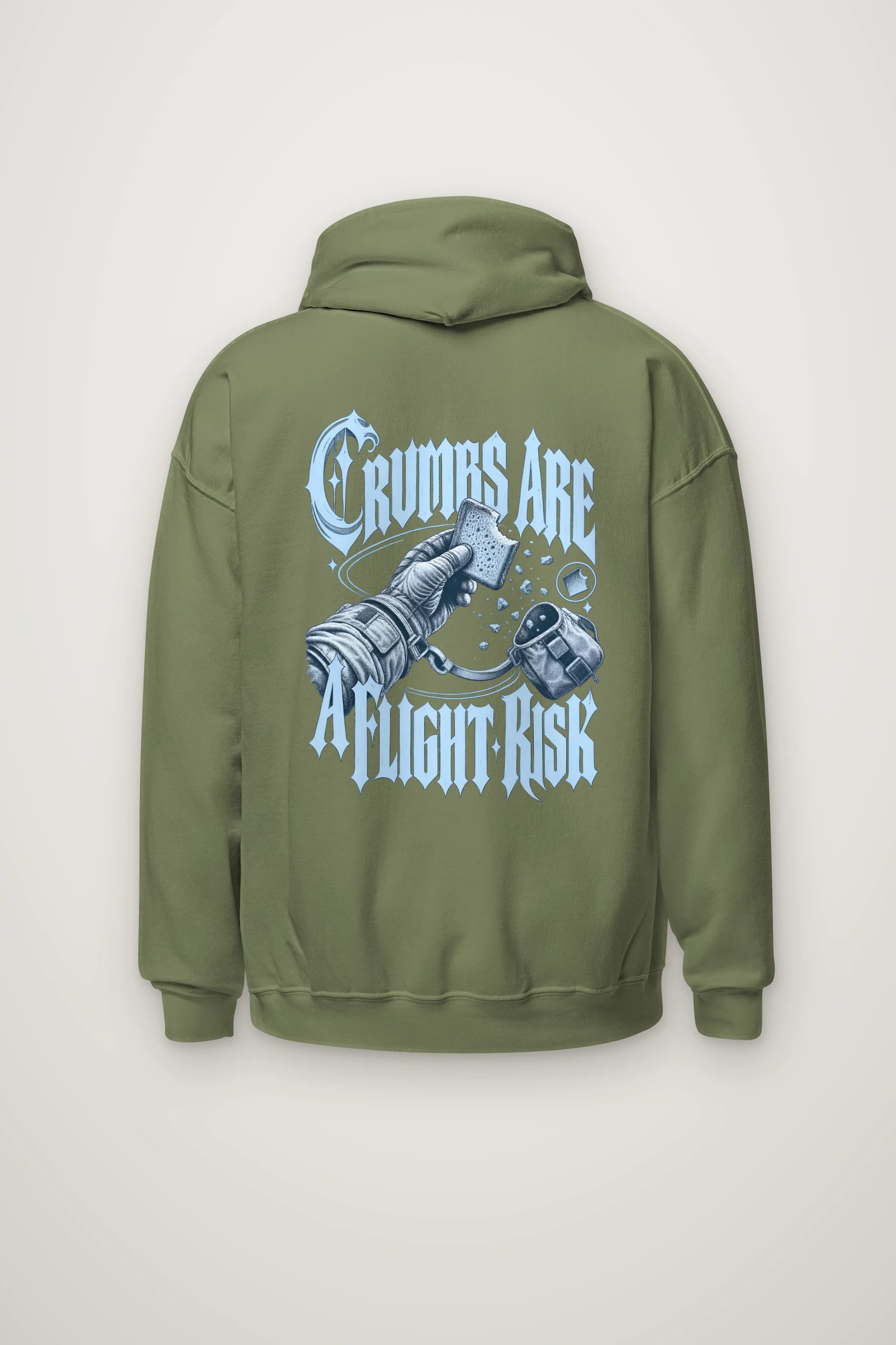 "Crumbs Are A Flight Risk" Heavy Blend Unisex Pullover Hoodie