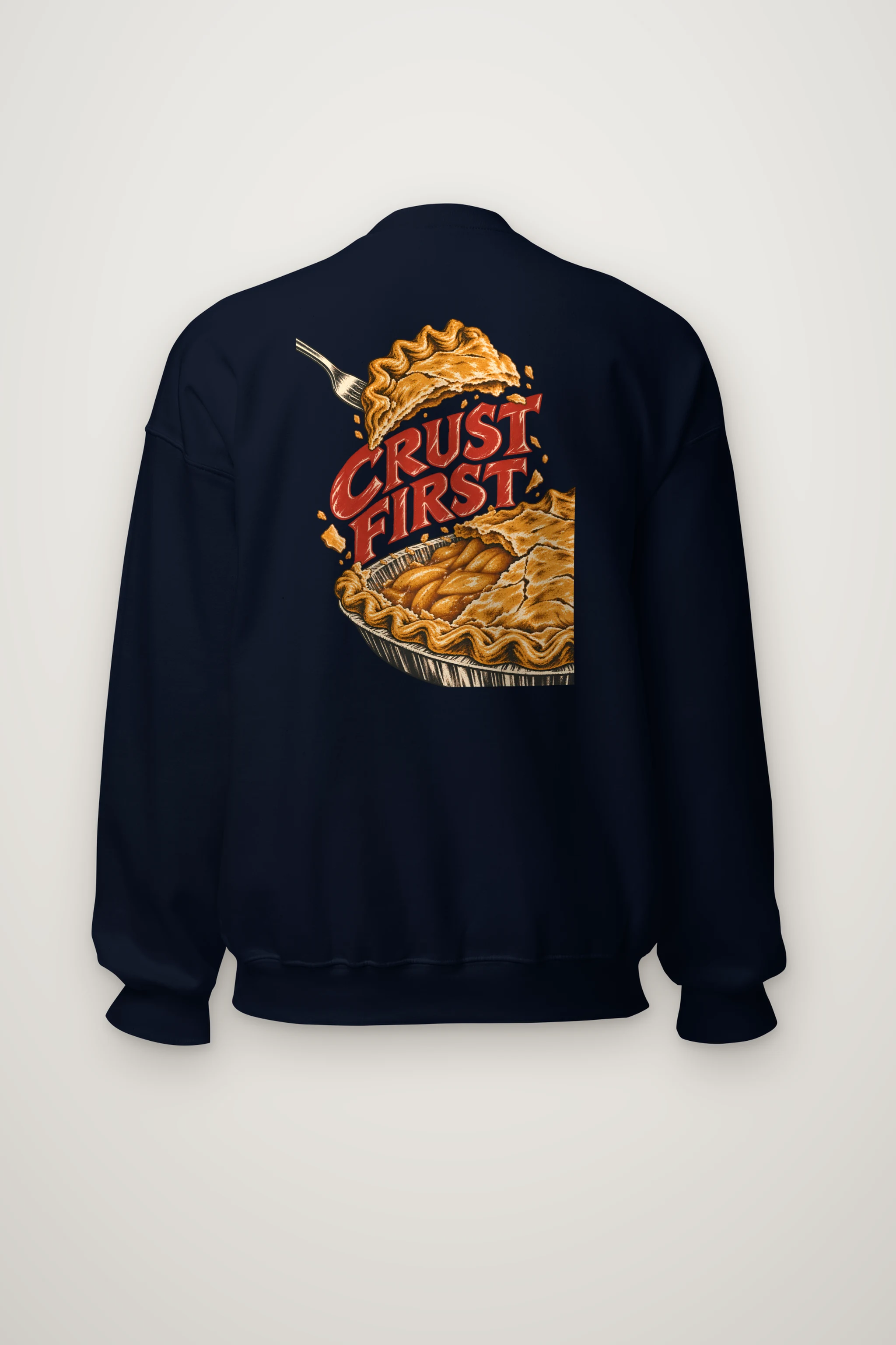 "Crust First Pie" Heavy Blend Unisex Crewneck Sweatshirt