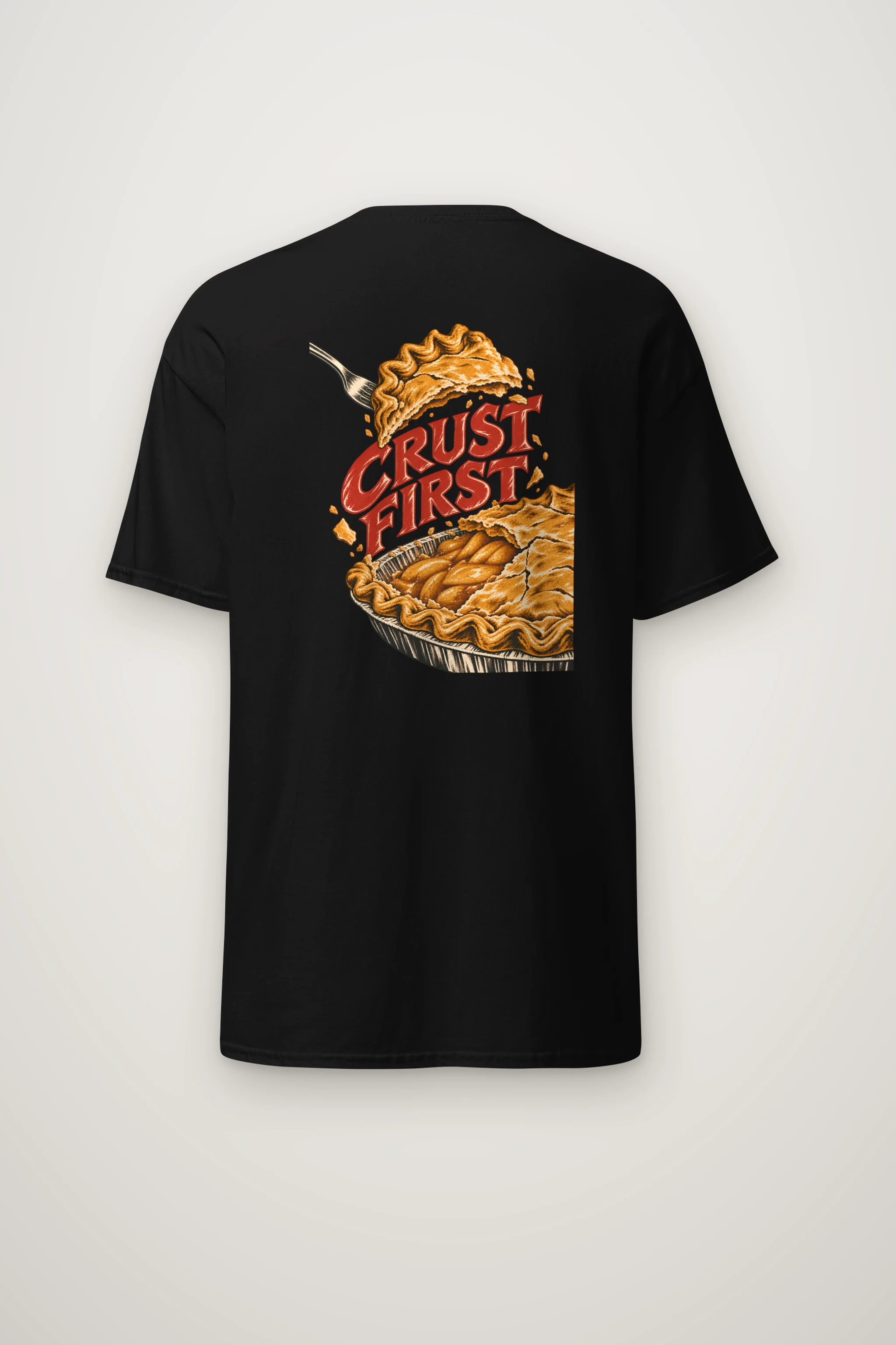 "Crust First Pie" Heavyweight Unisex Crewneck T-shirt