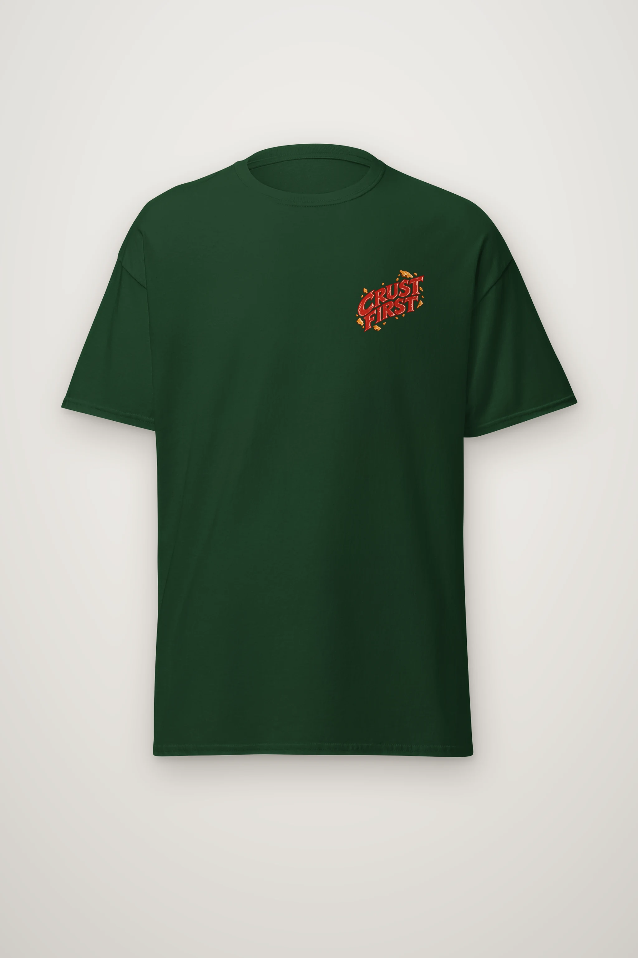 "Crust First Pie" Heavyweight Unisex Crewneck T-shirt