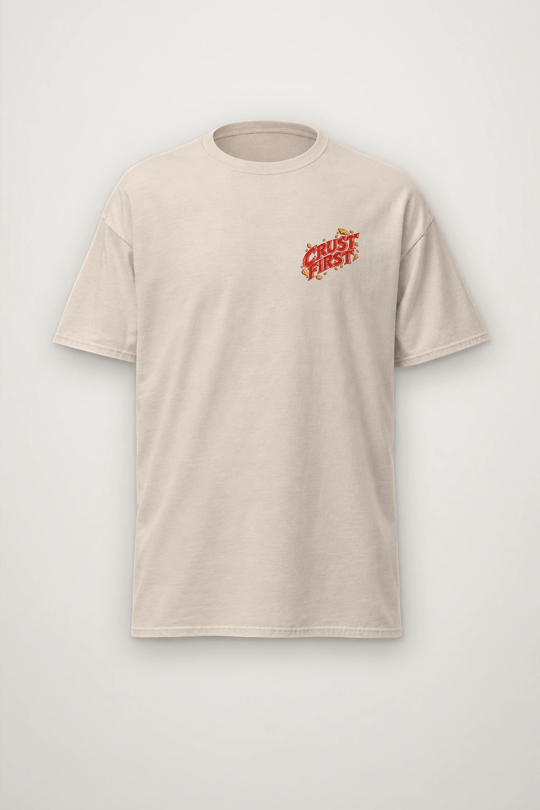 "Crust First Pie" Heavyweight Unisex Crewneck T-shirt