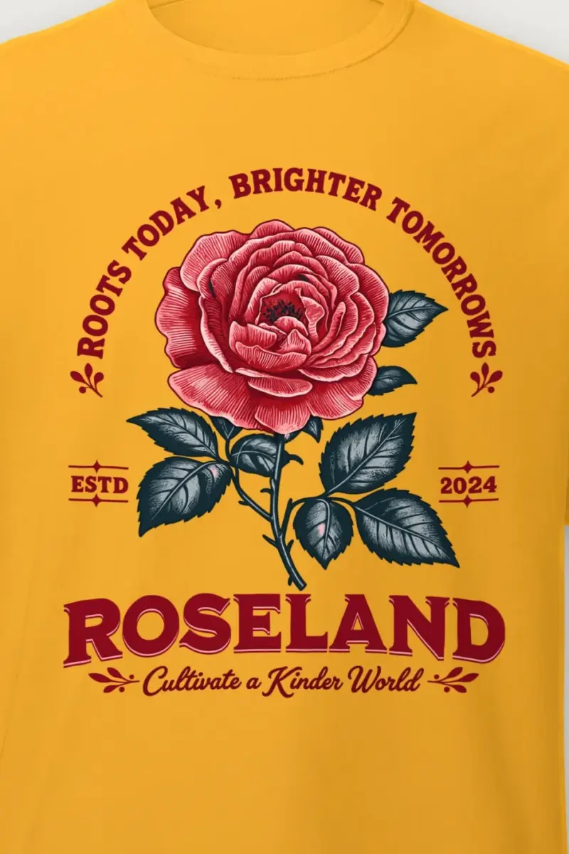 "Cultivate A Kinder World" Heavyweight Unisex Crewneck T-shirt