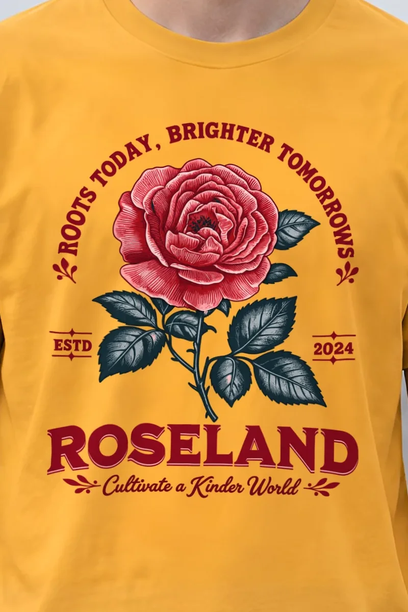 "Cultivate A Kinder World" Heavyweight Unisex Crewneck T-shirt