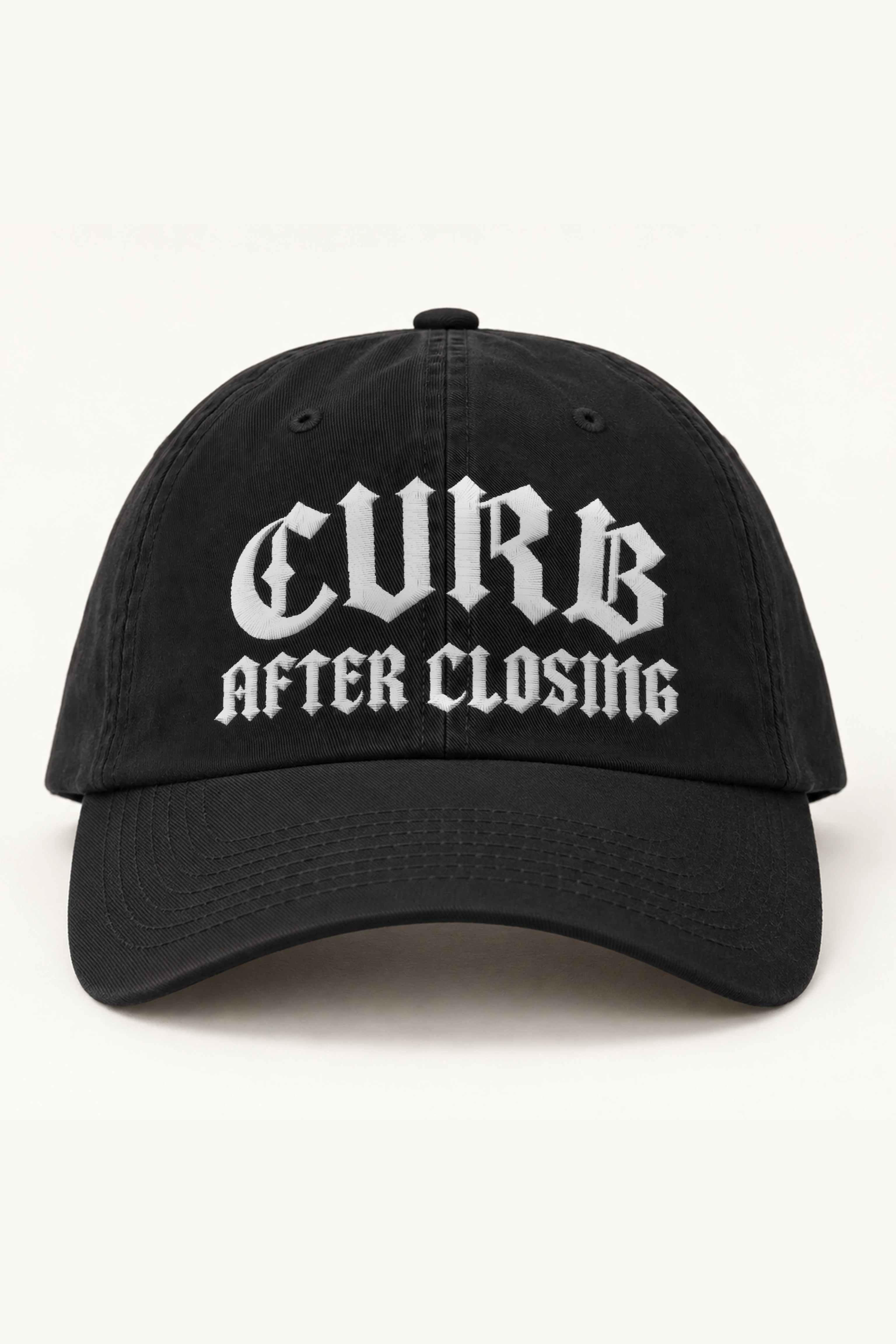 "Curb After Closing" Classic Dad Hat · Embroidered