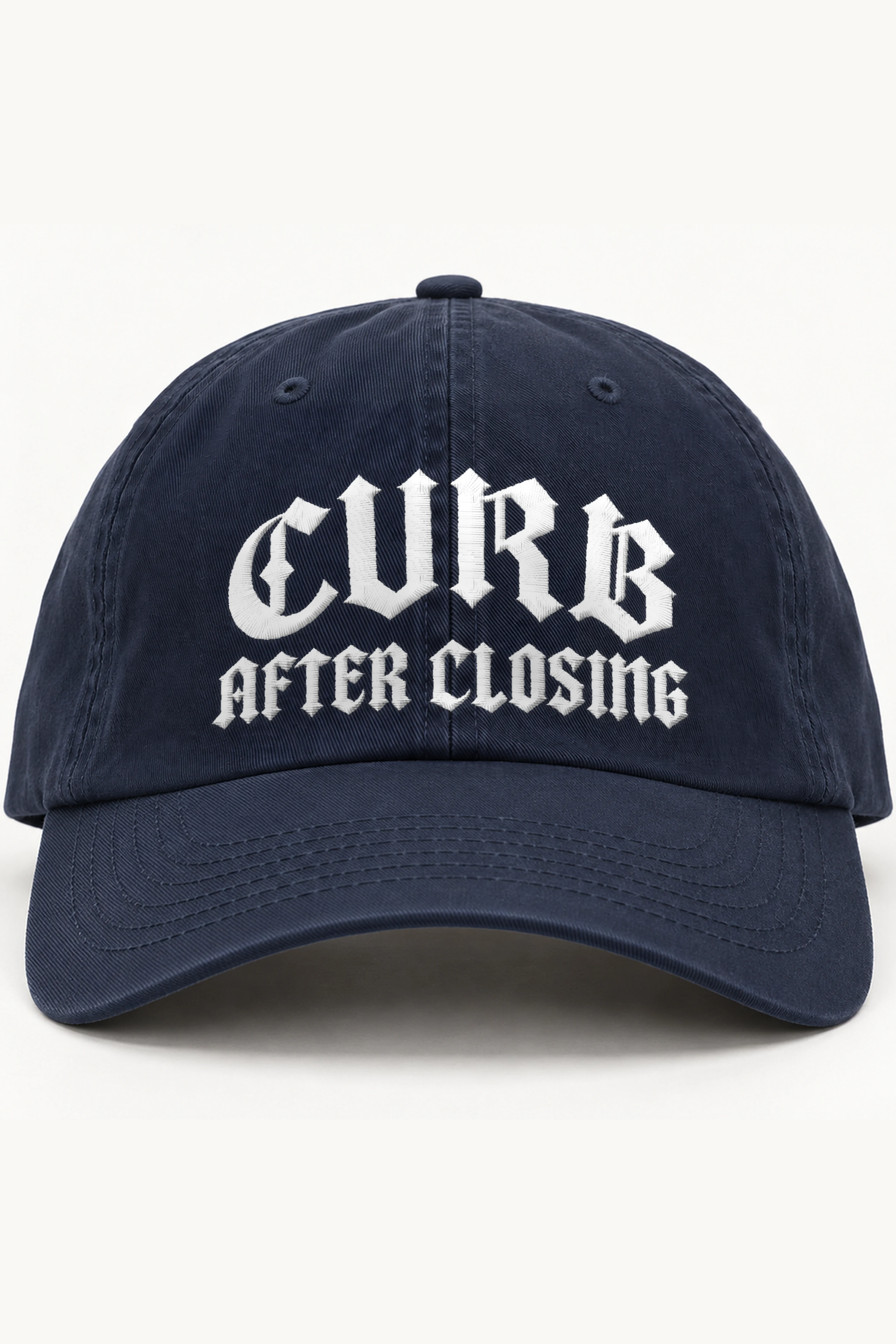 "Curb After Closing" Classic Dad Hat · Embroidered