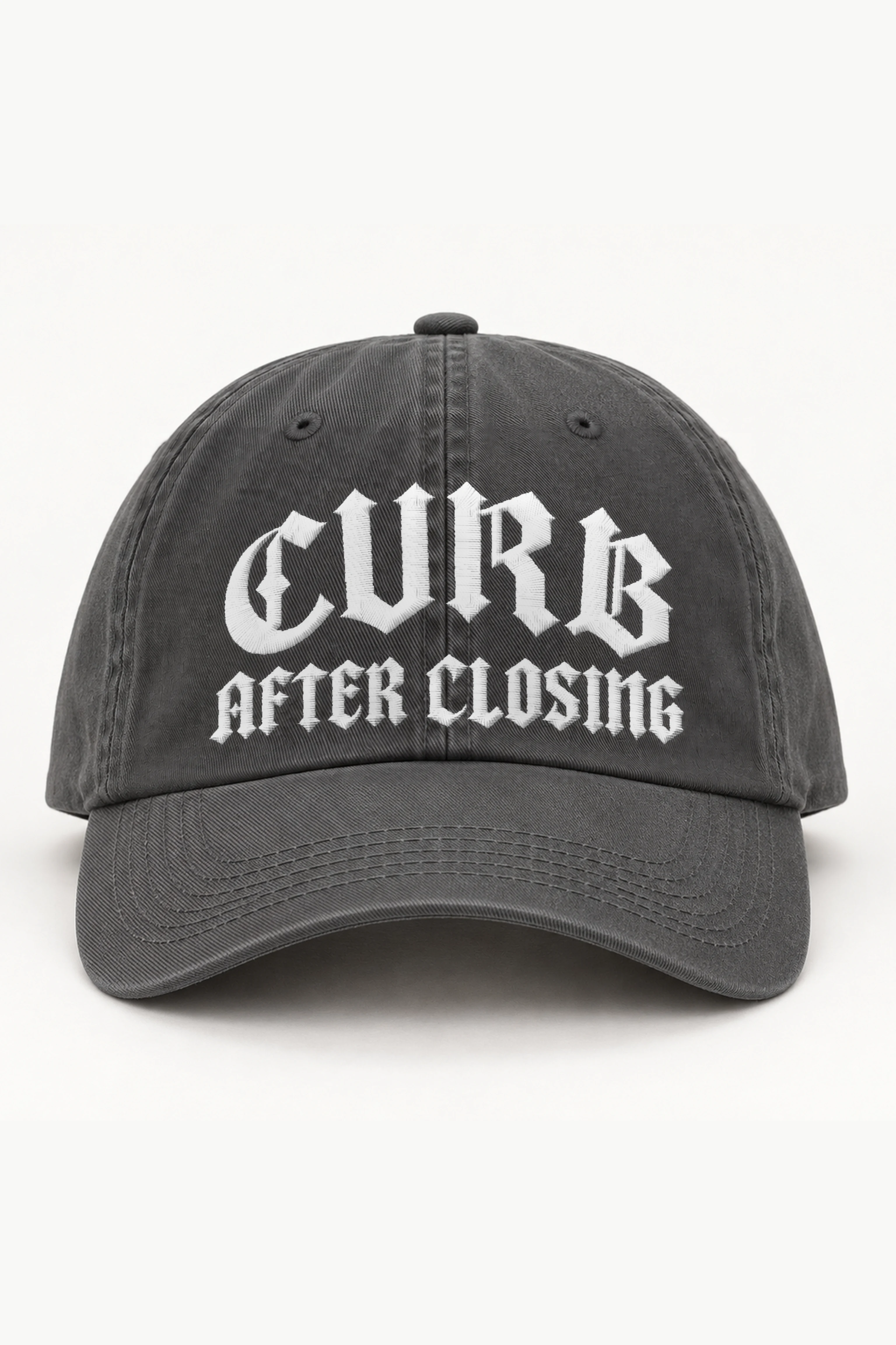 "Curb After Closing" Classic Dad Hat · Embroidered
