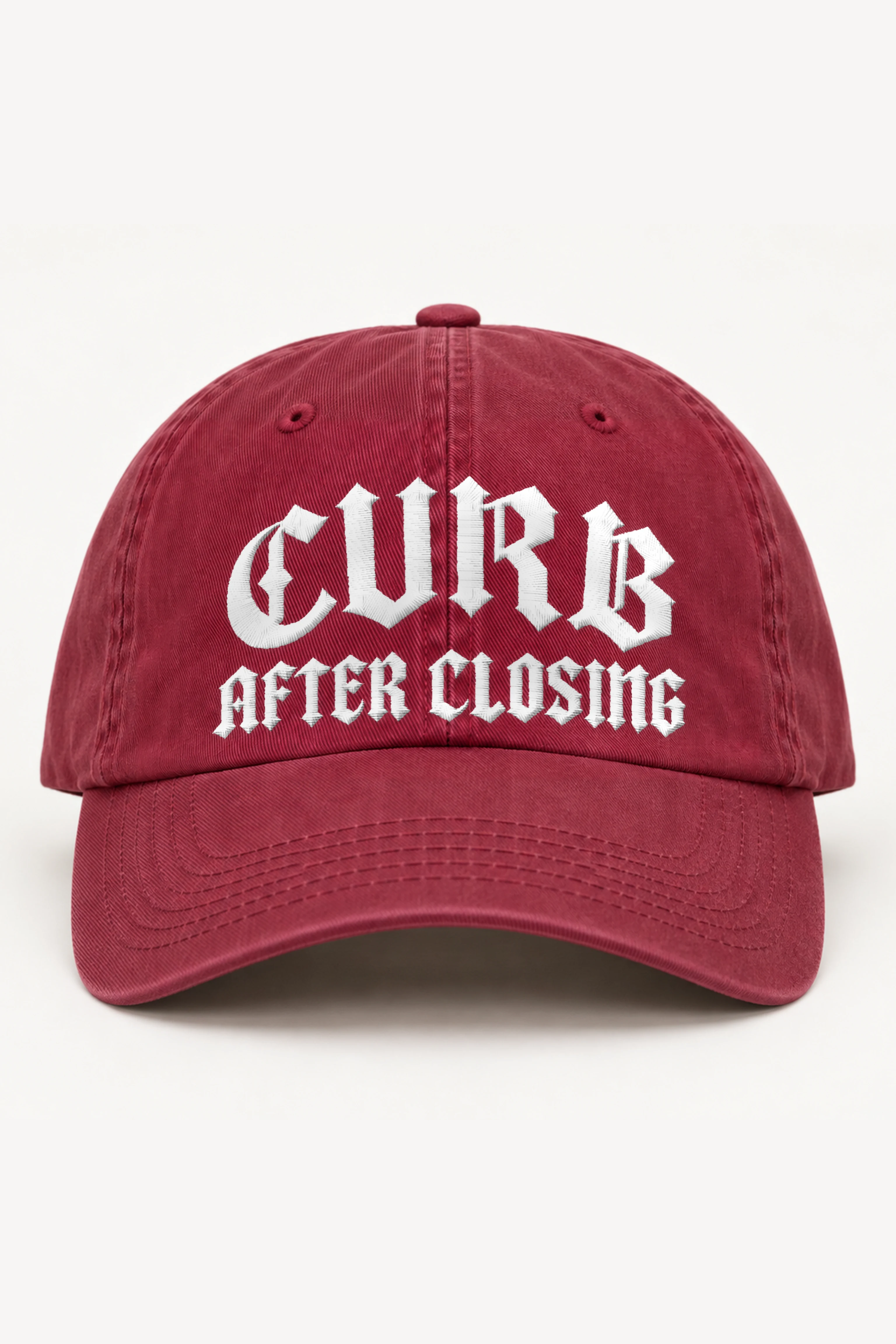 "Curb After Closing" Classic Dad Hat · Embroidered