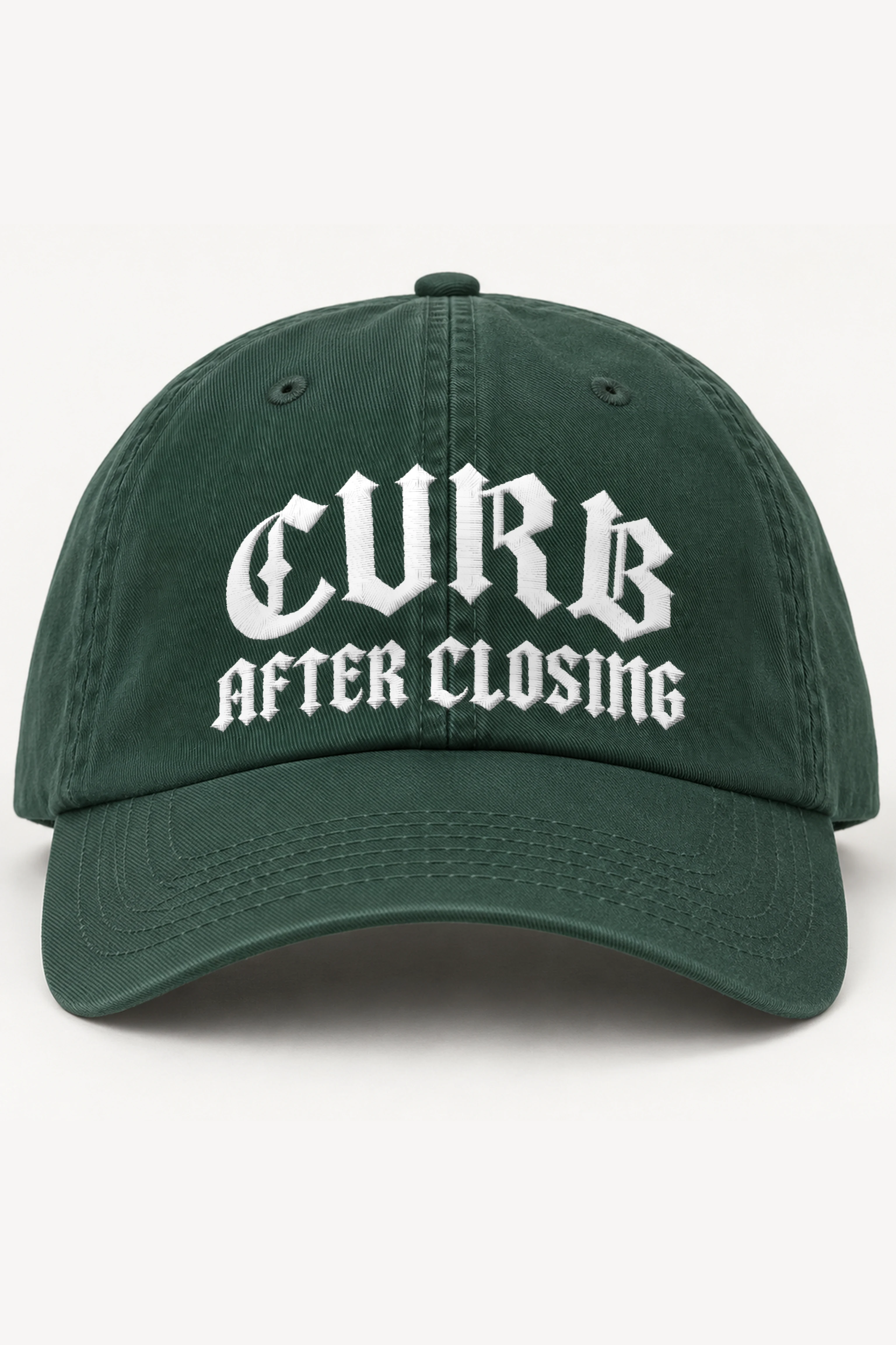 "Curb After Closing" Classic Dad Hat · Embroidered