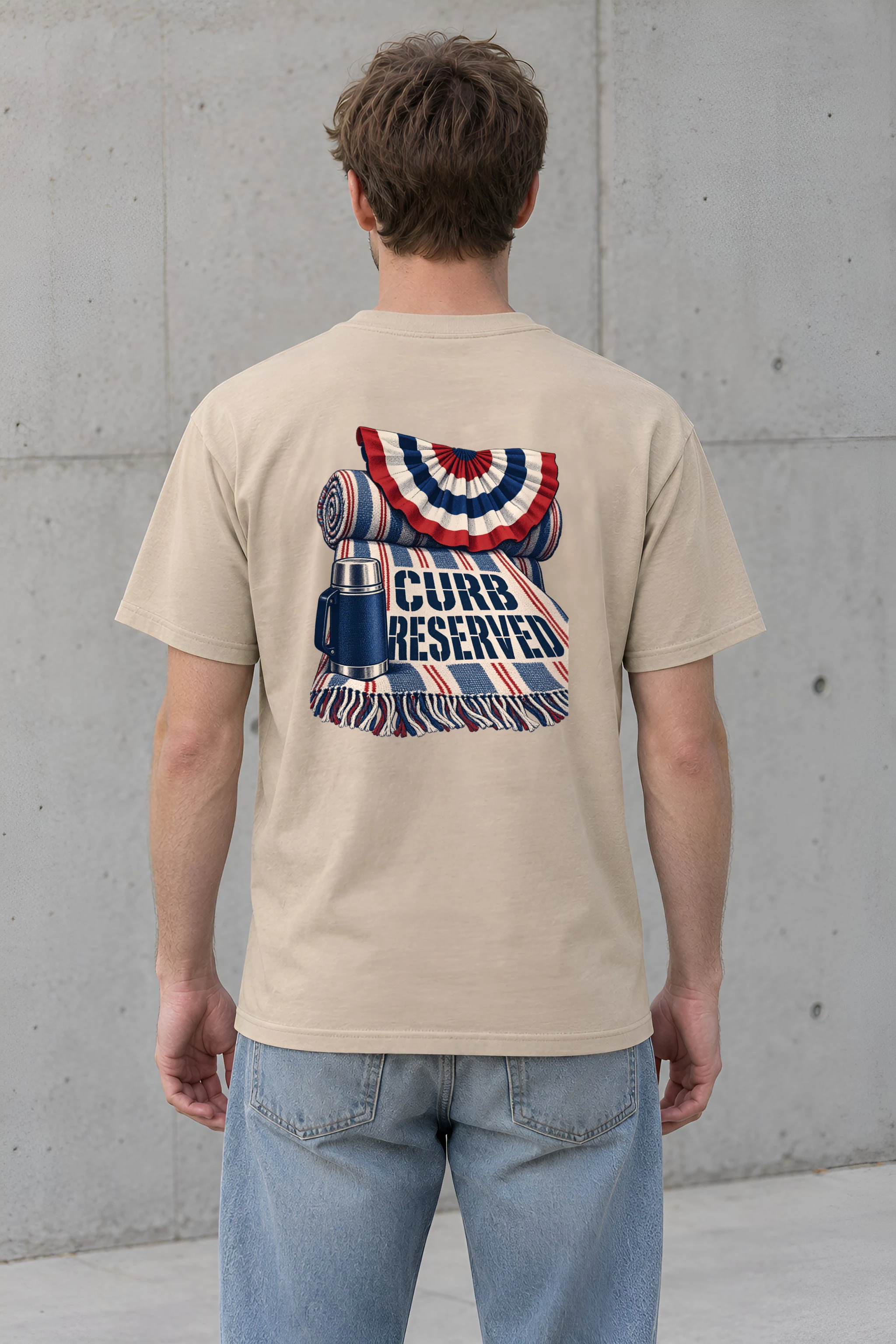 "Curb Reserved" Heavyweight Unisex Crewneck T-shirt